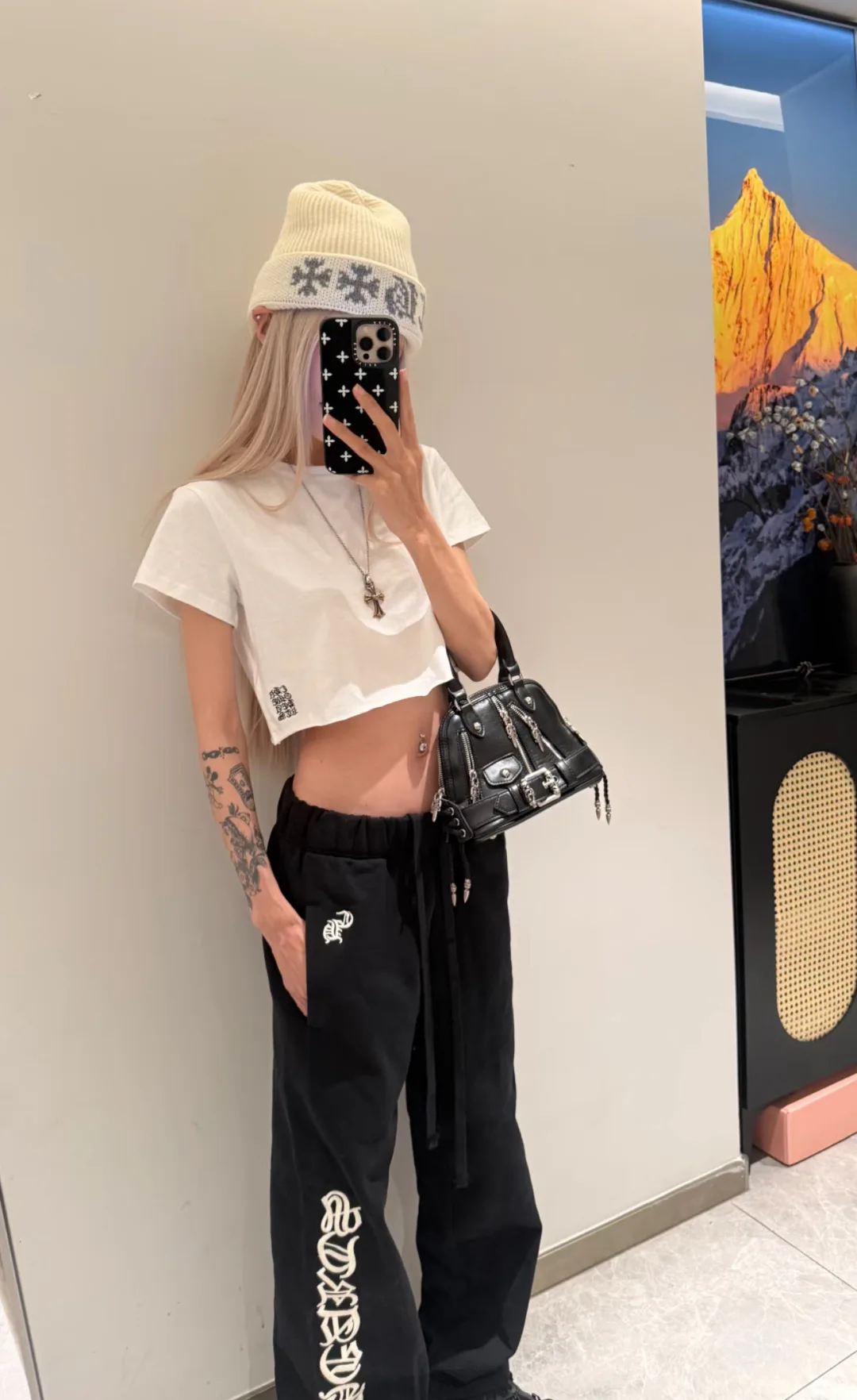 Брюки Женские Chrome Hearts 11188338