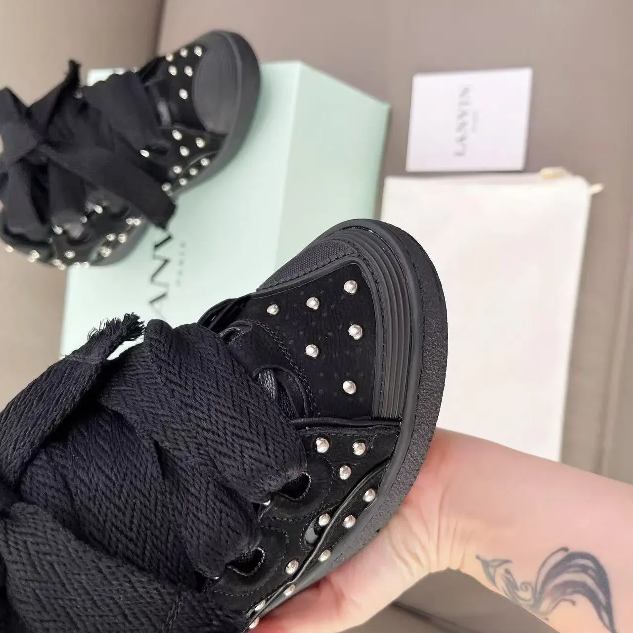 Кроссовки Мужские Lanvin 473418