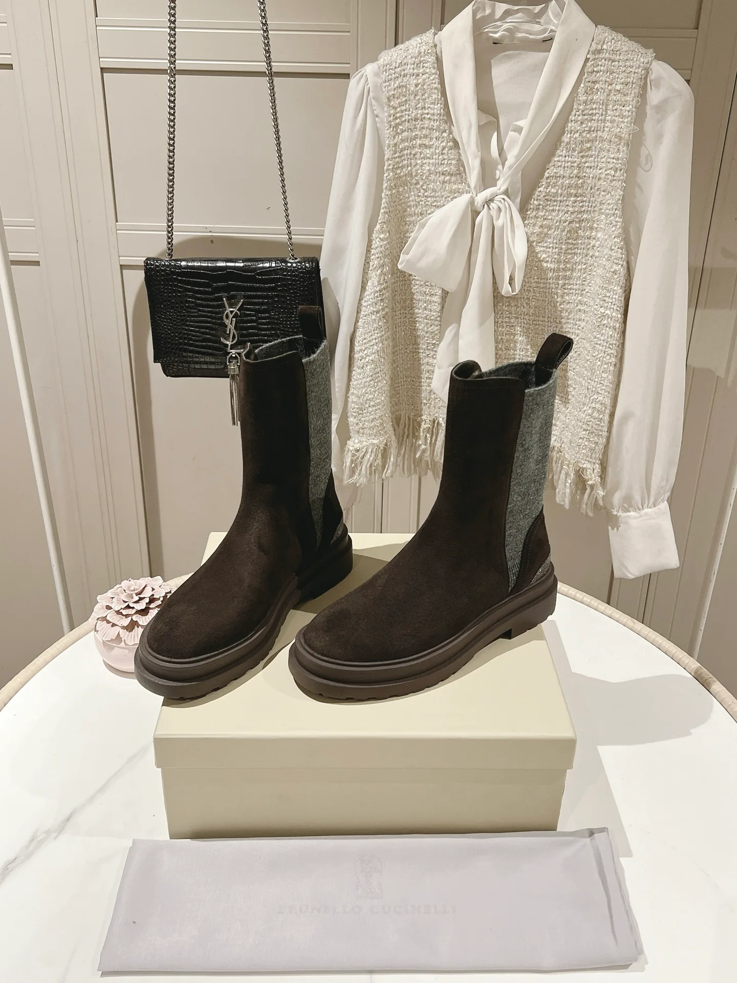 Ботинки Женские Brunello Cucinelli 18217269