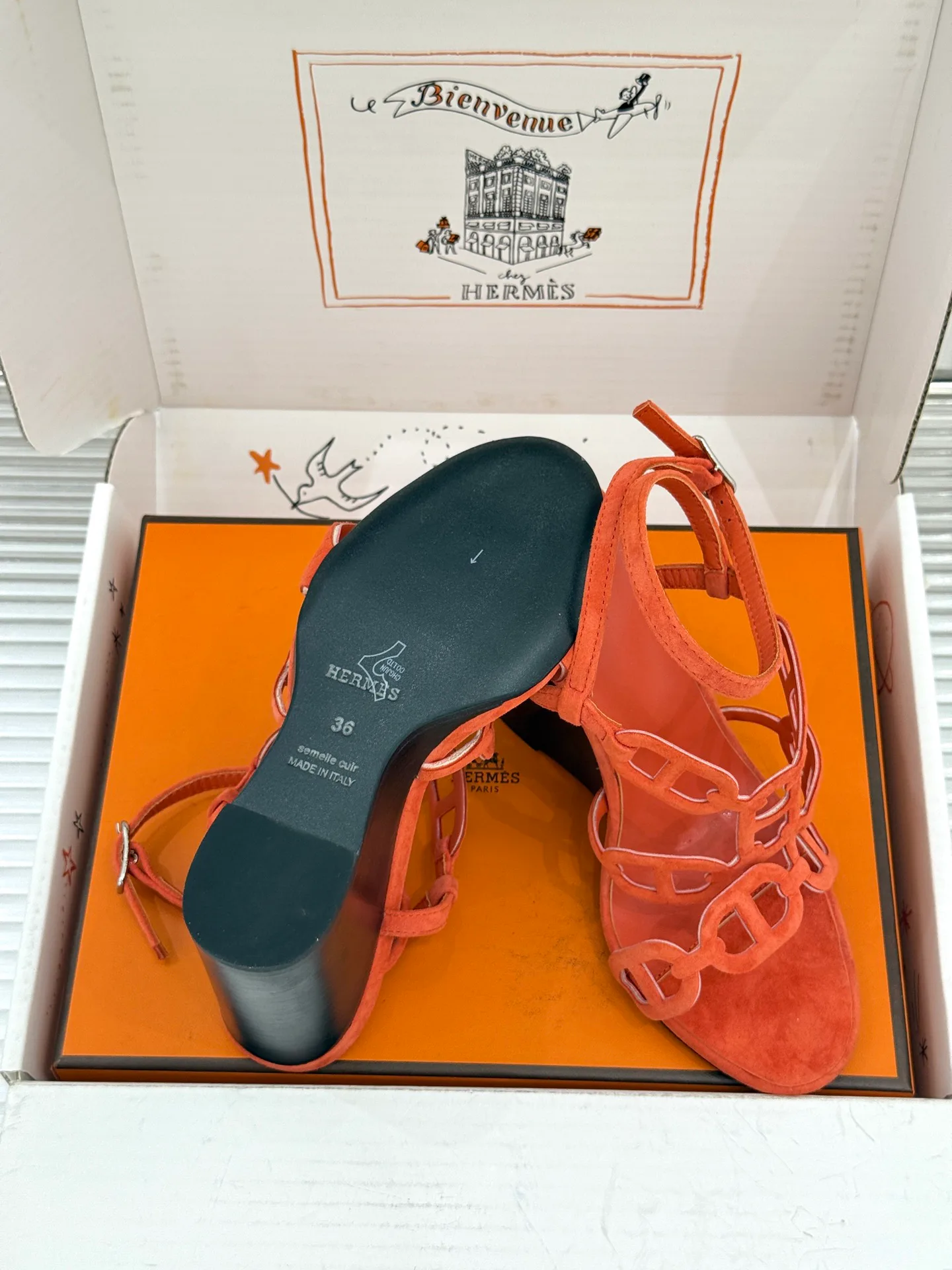 Босоножки Женские Hermes 19577263