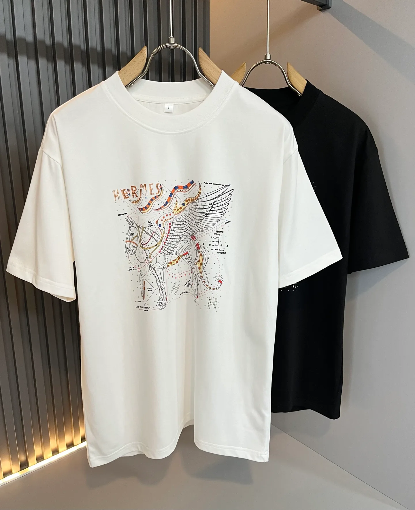 Футболки Мужские Hermes 89650