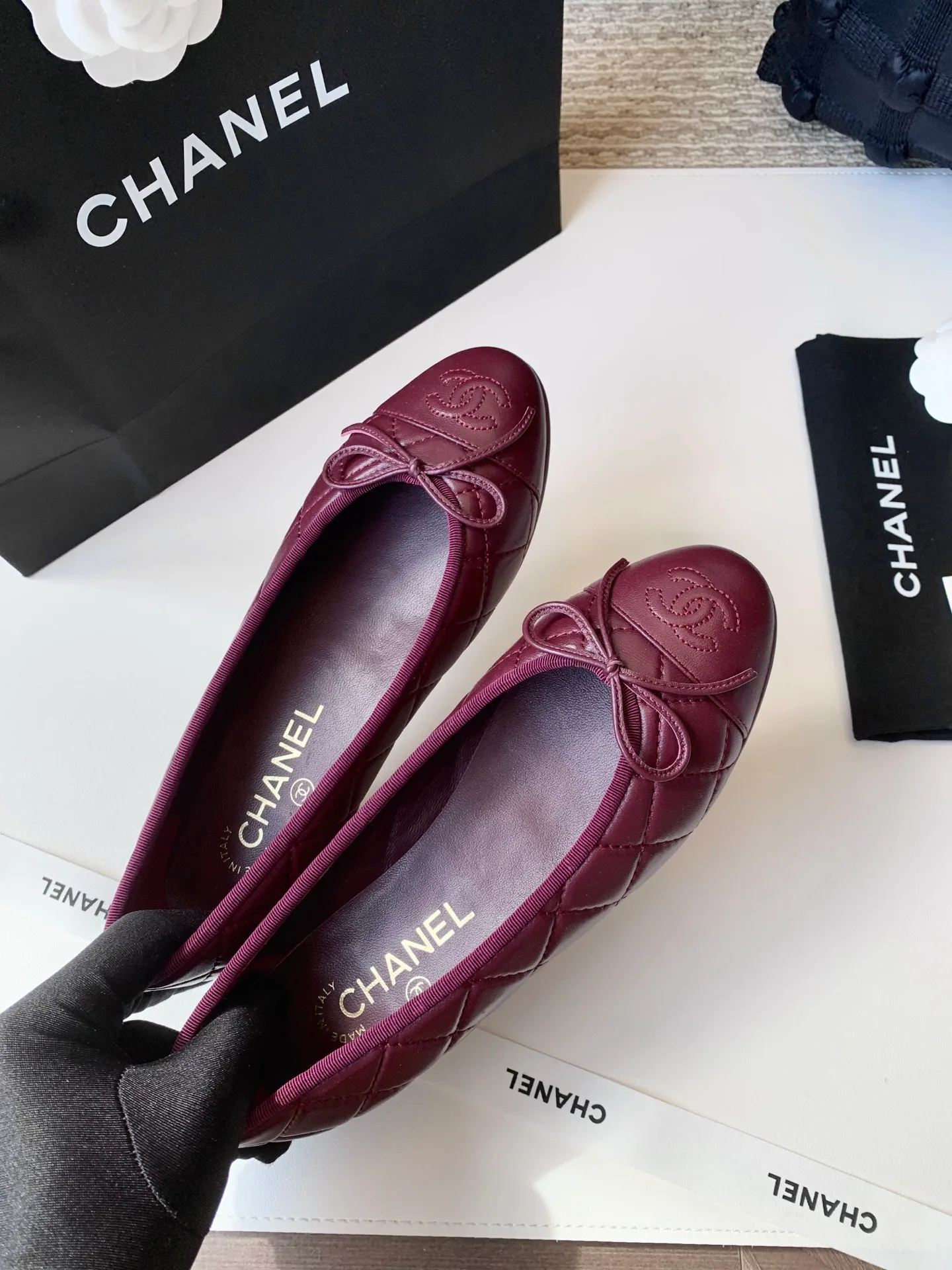 Балетки Женские Chanel 17538986