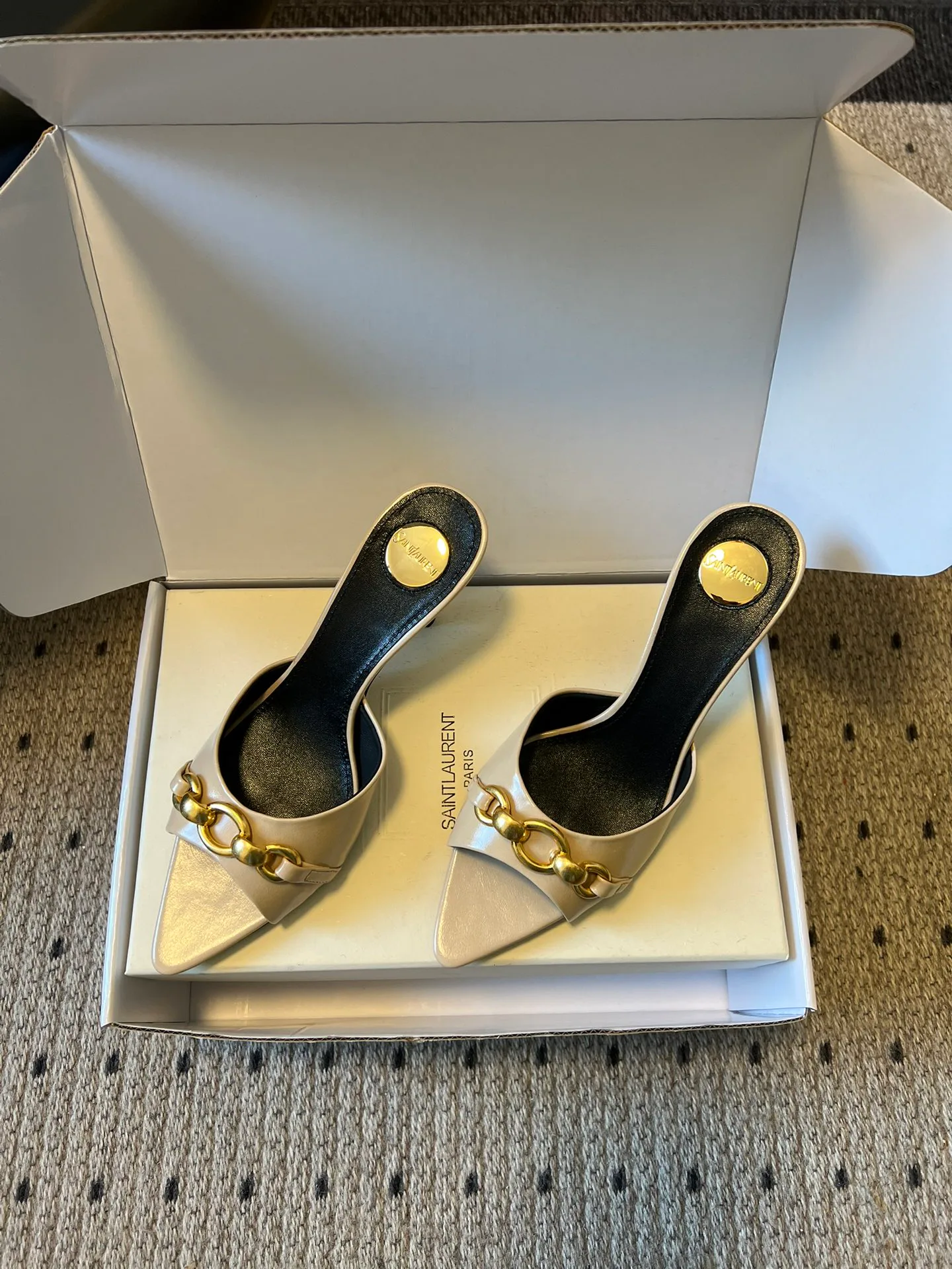 Босоножки Женские Saint Laurent 10835468