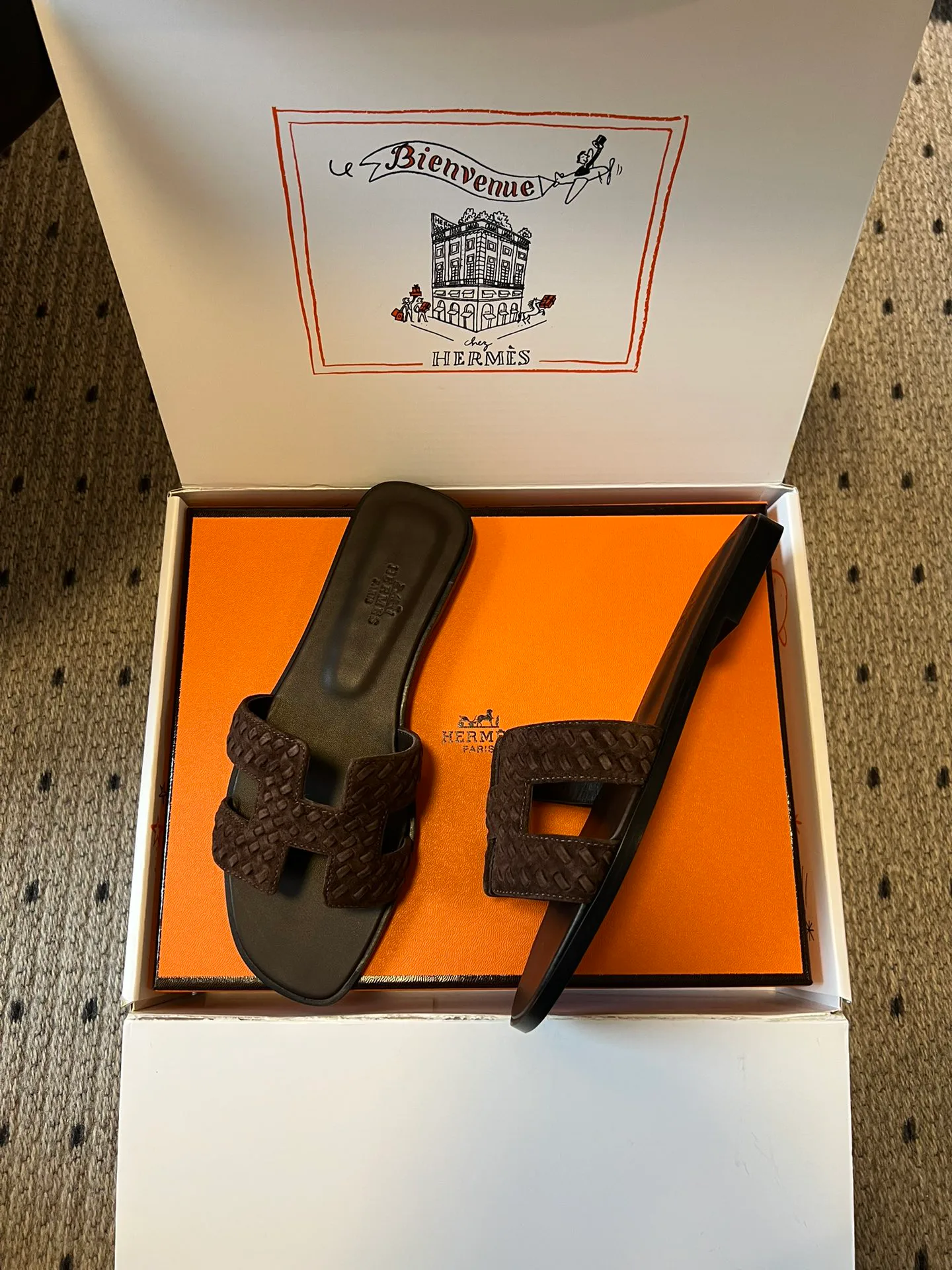 Шлепанцы Женские Hermes 11129424