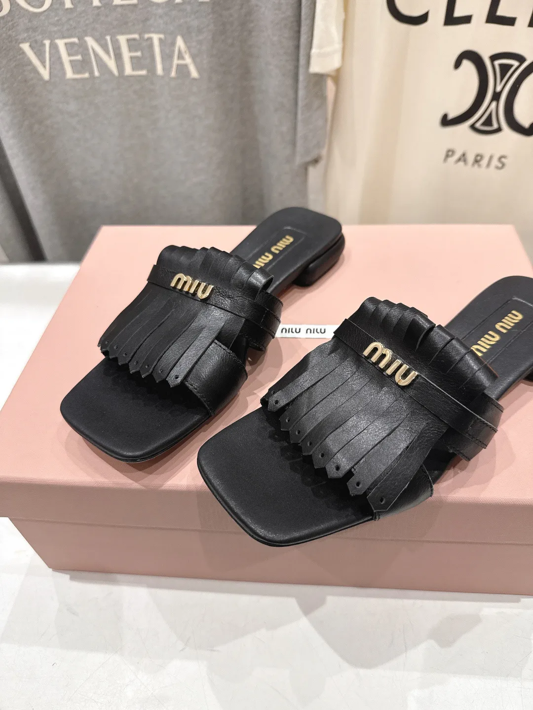 Шлепанцы Женские Miu Miu 1842307