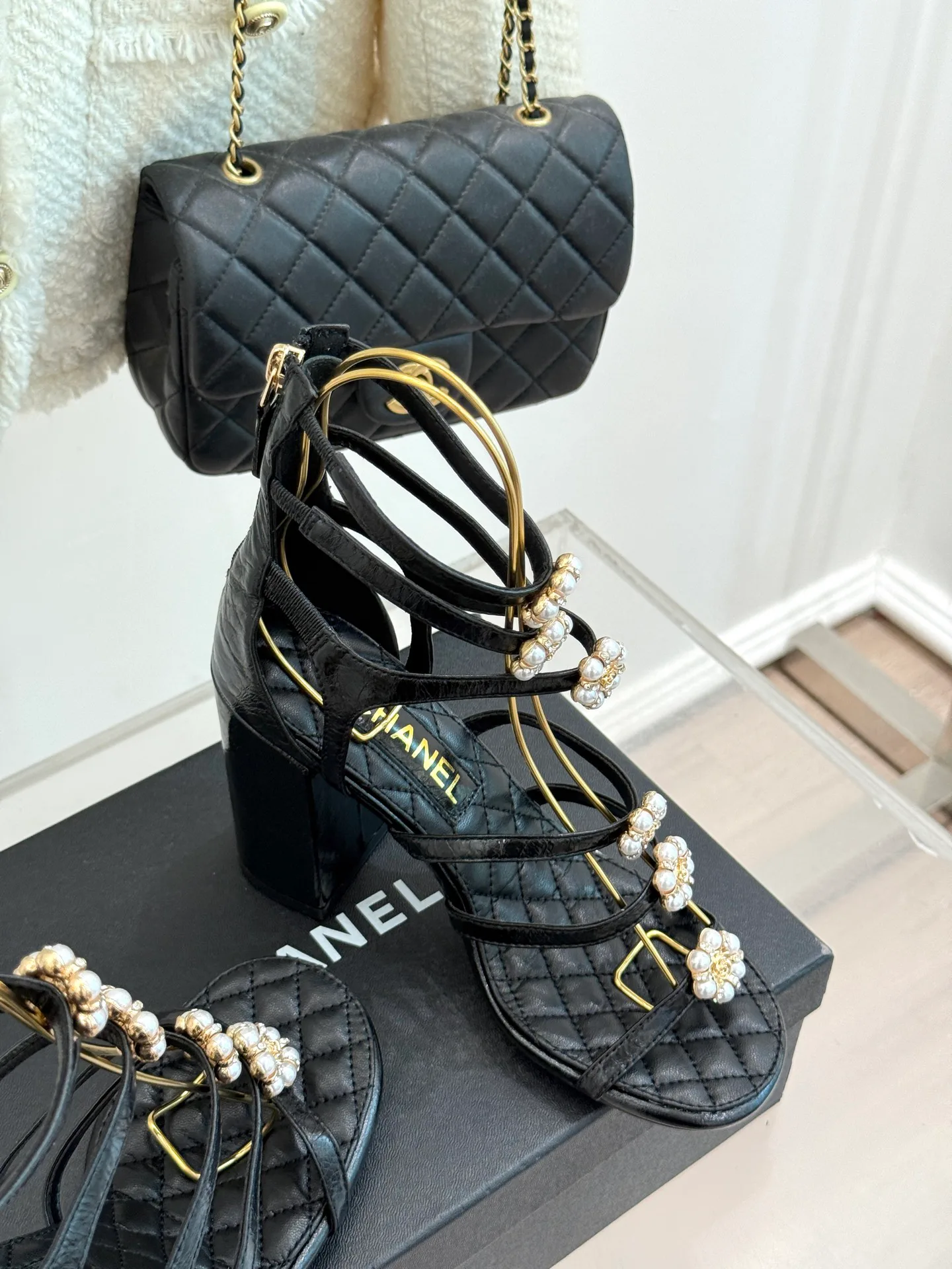 Босоножки Женские Chanel 1655304