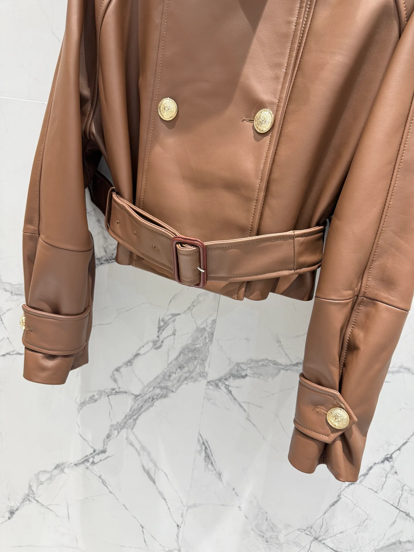 Кожаные Куртки И Дублёнки Женские Balmain 11700495