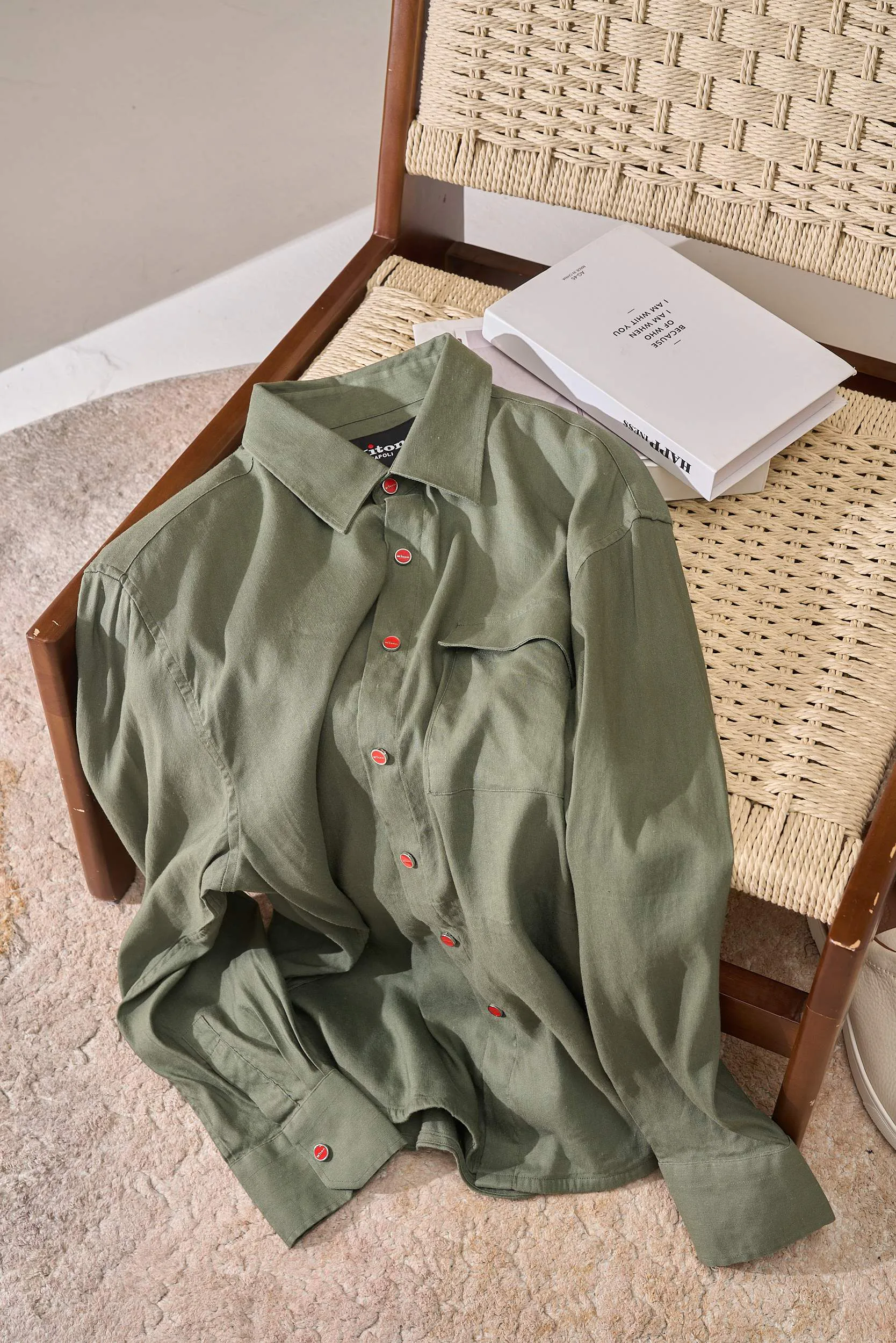 Рубашки Мужские Kiton 11705928