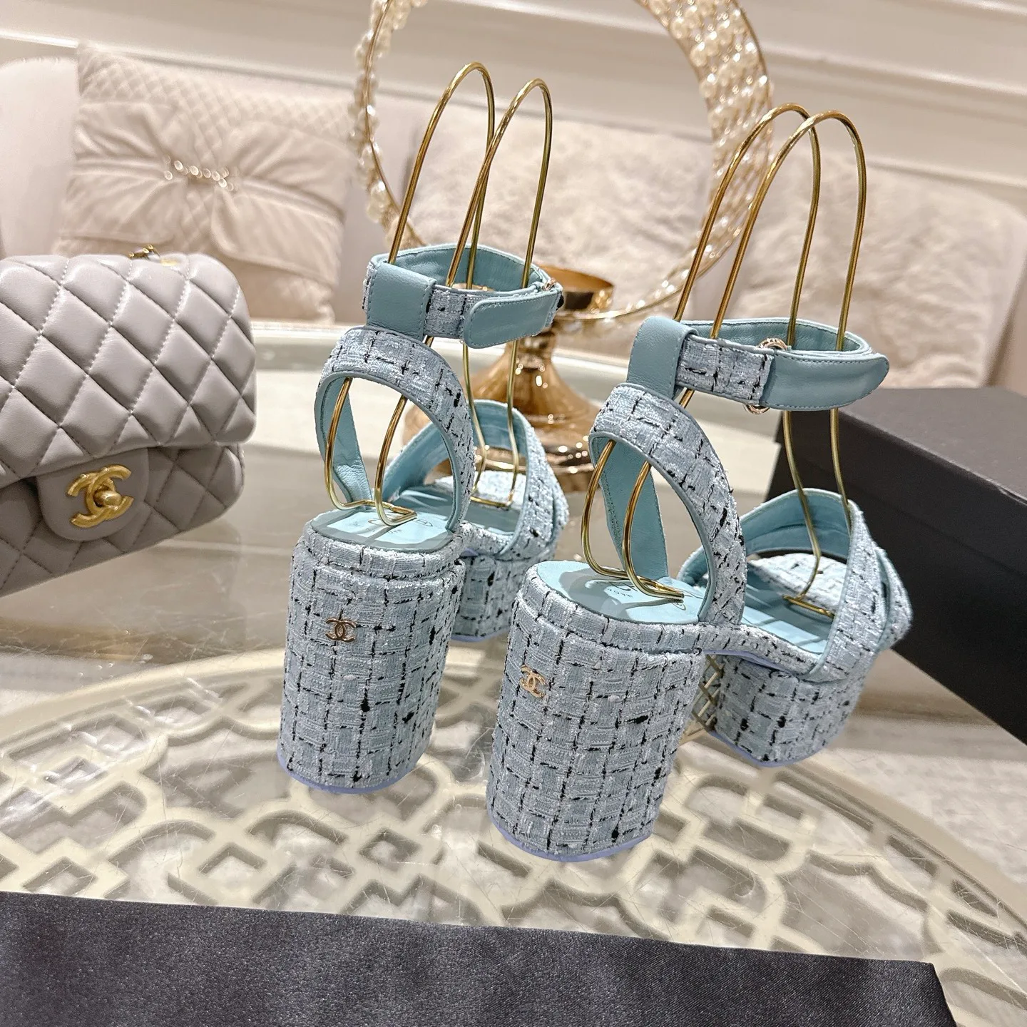 Босоножки Женские Chanel 9361031