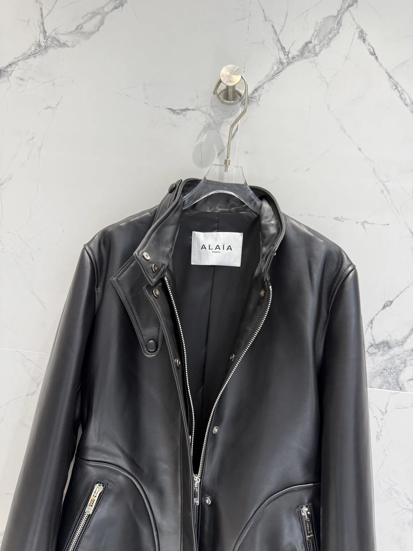 Кожаные Куртки И Дублёнки Женские Alaia 11181113