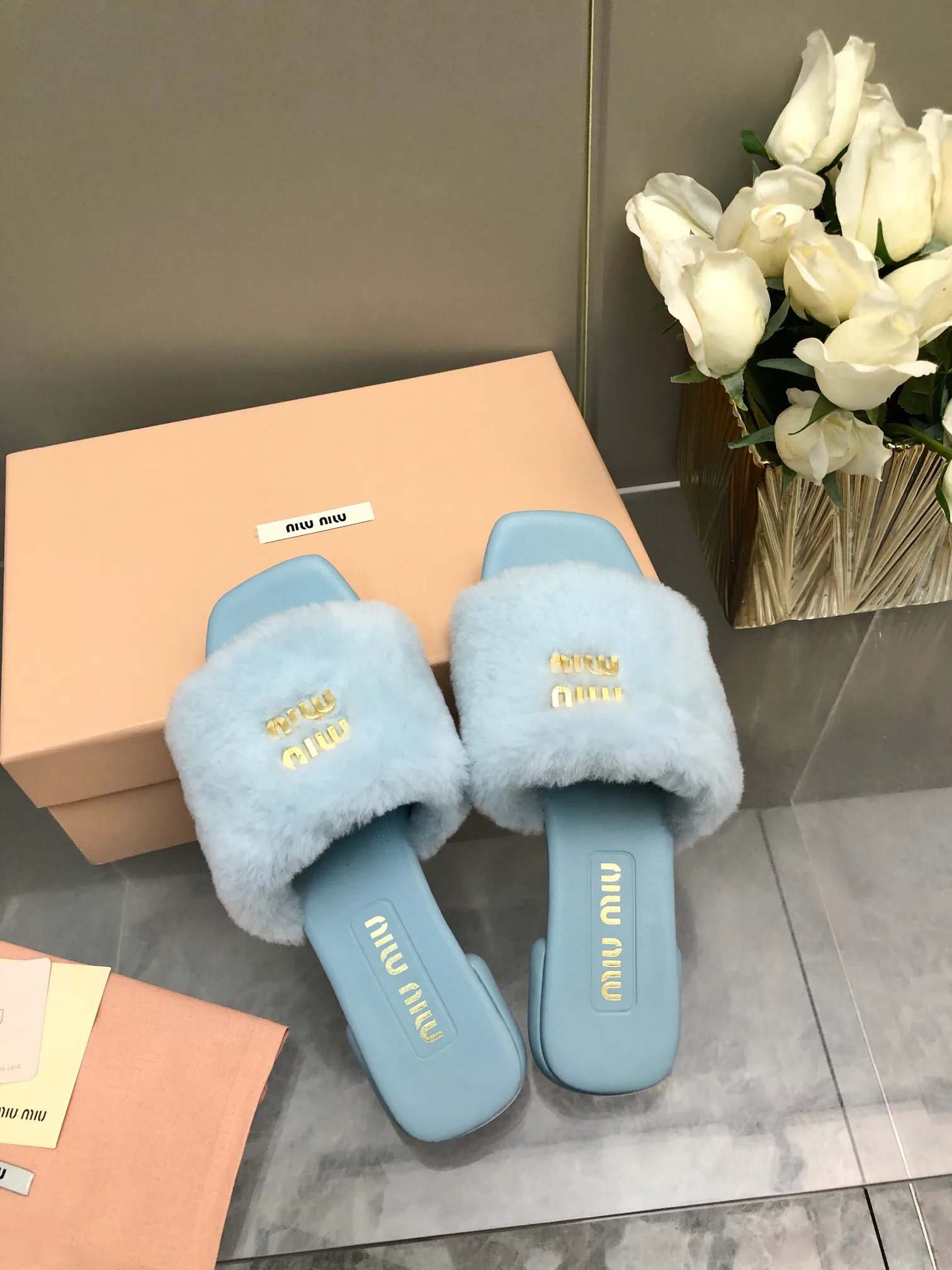 Тапочки Женские Miu Miu 18005815