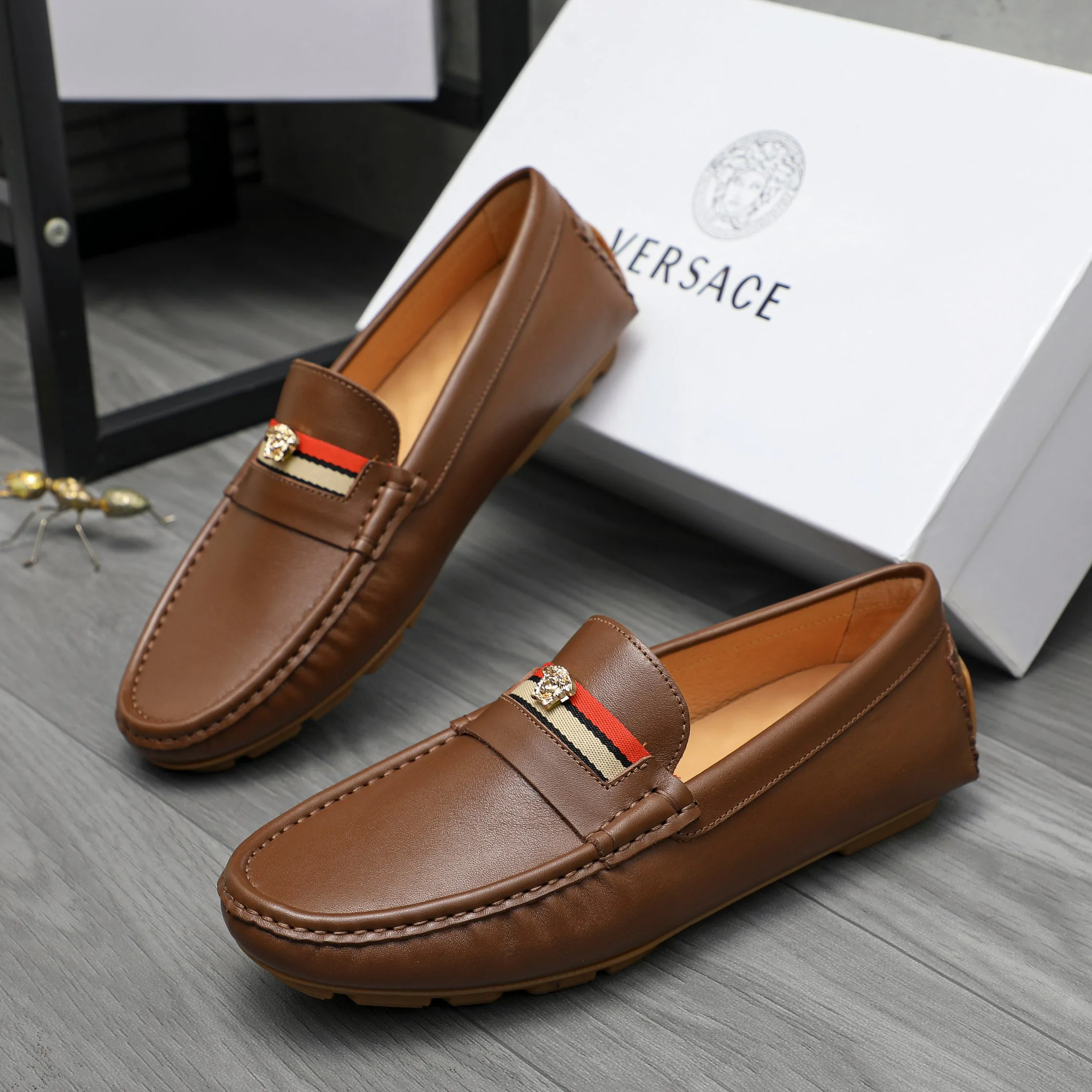 Мокасины Мужские Versace 11703845