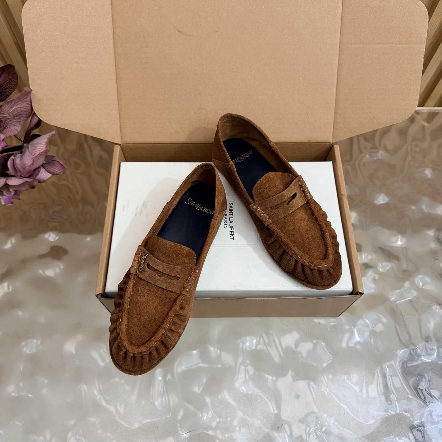 Лоферы И Мокасины Женские Saint Laurent 17926442