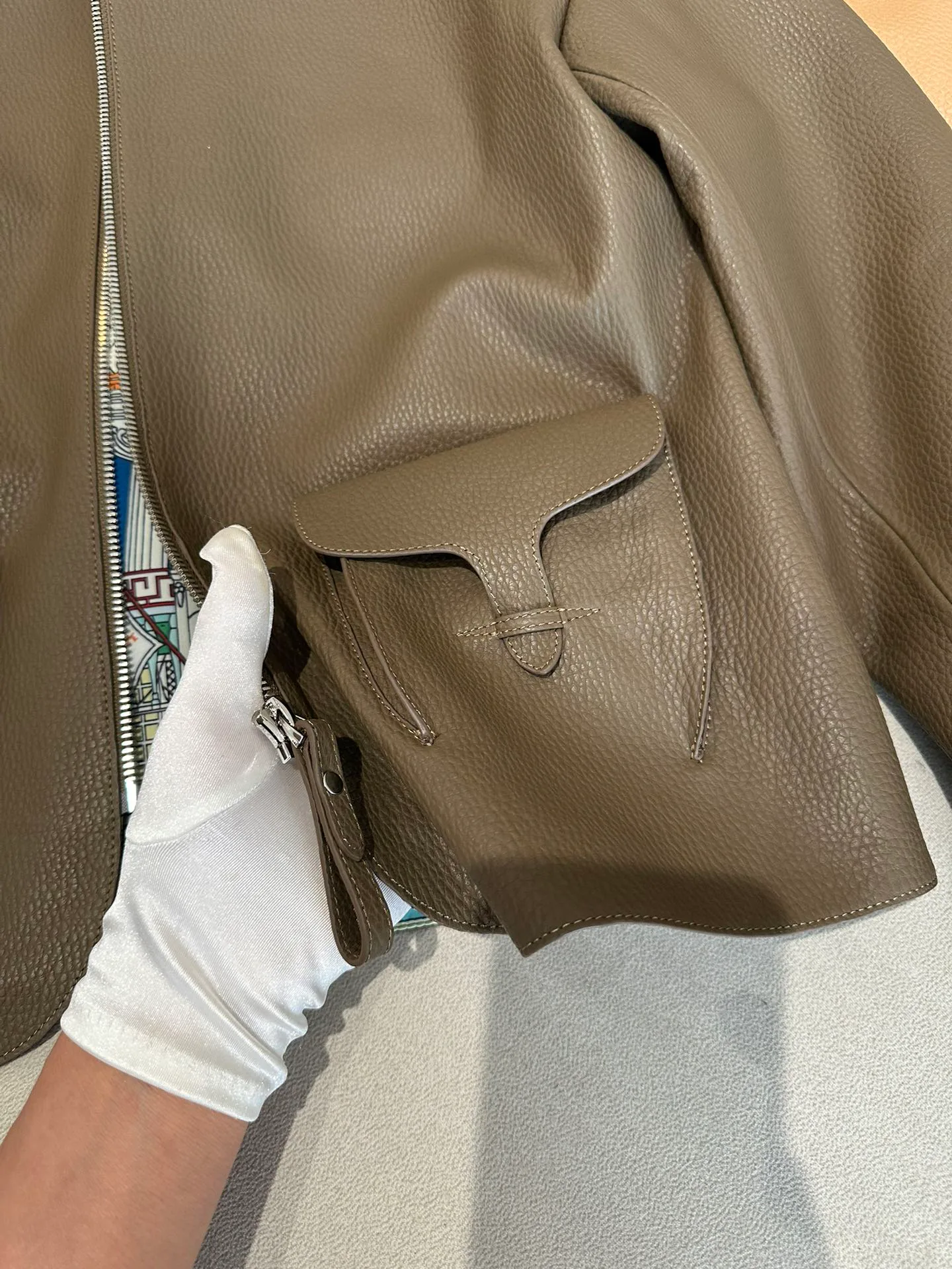 Кожаные Куртки И Дублёнки Женские Hermes 11460701