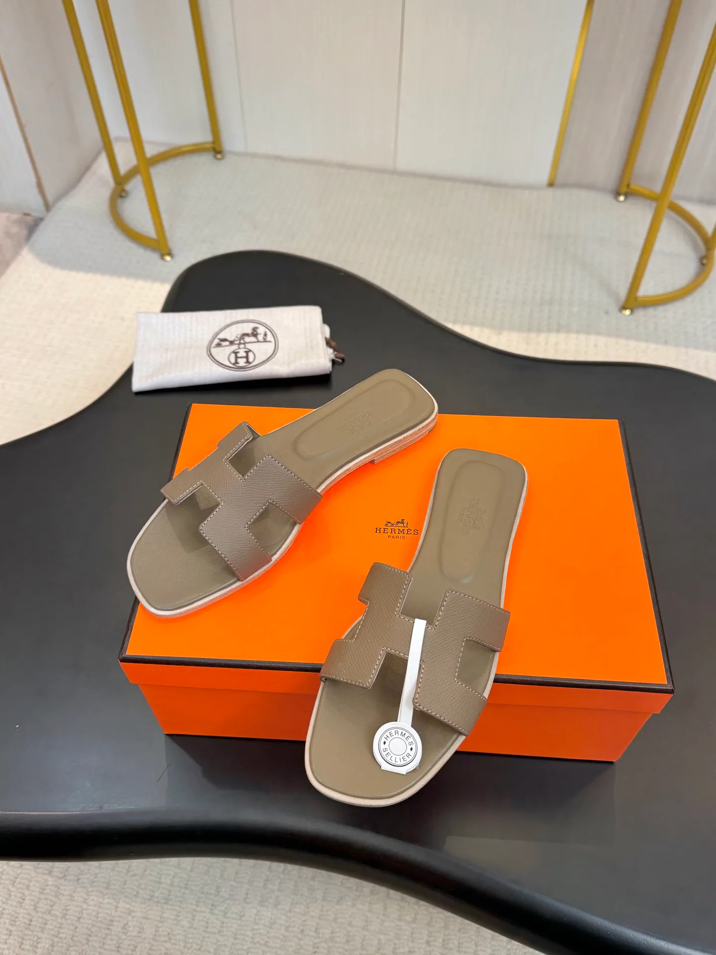 Шлепанцы Женские Hermes 21598