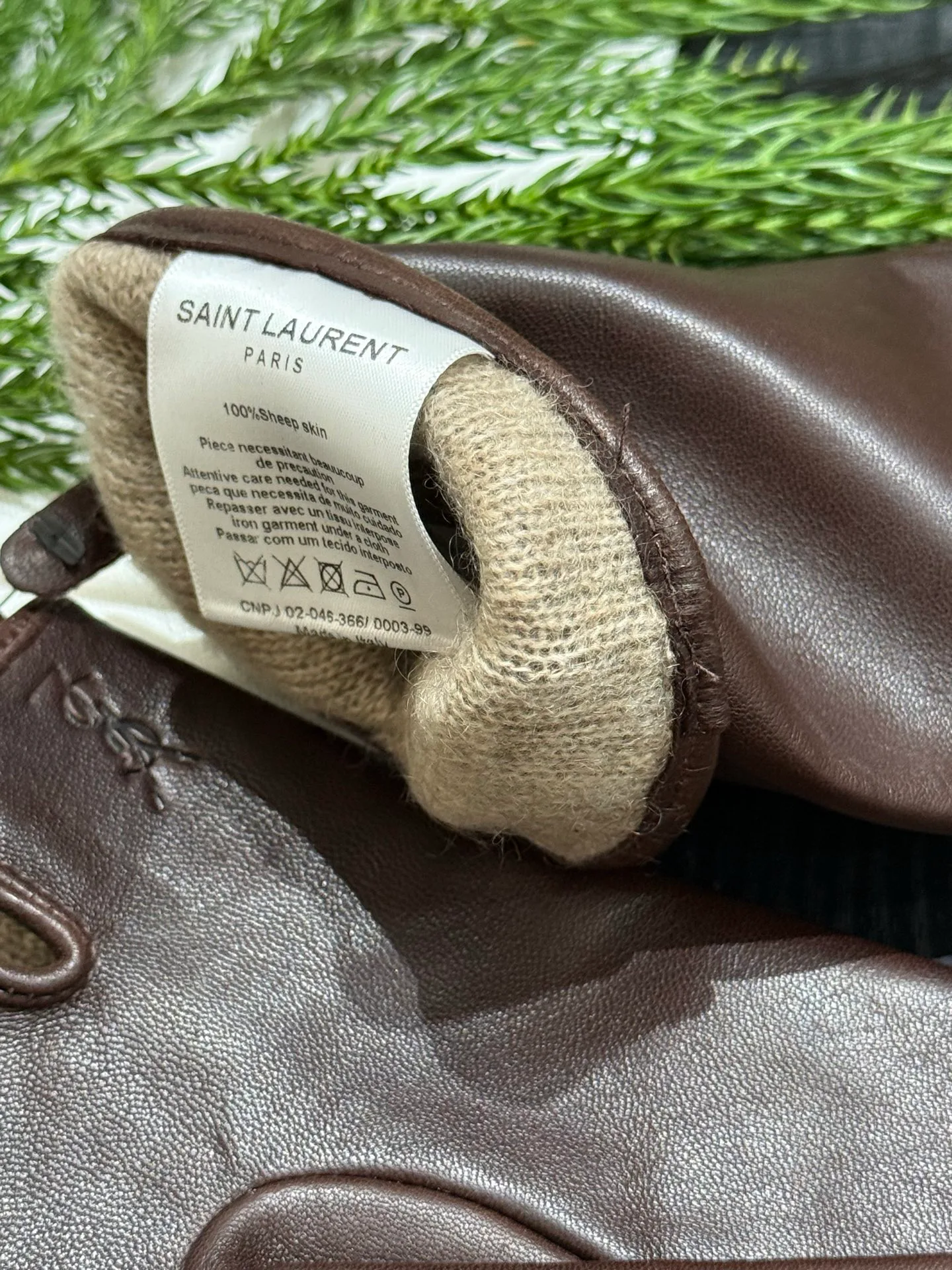 Перчатки Saint Laurent 453174