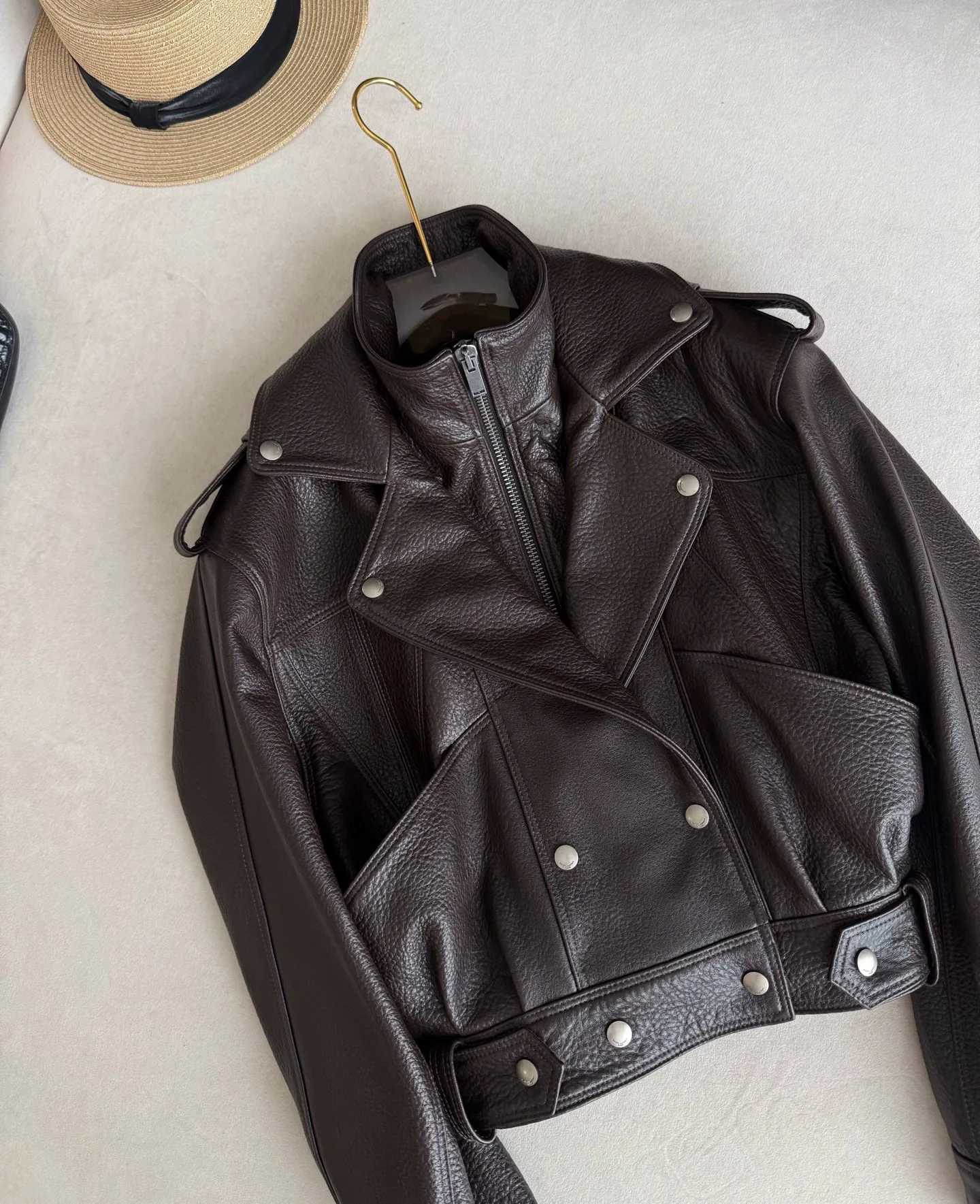 Кожаные Куртки И Дублёнки Женские Saint Laurent 18662228