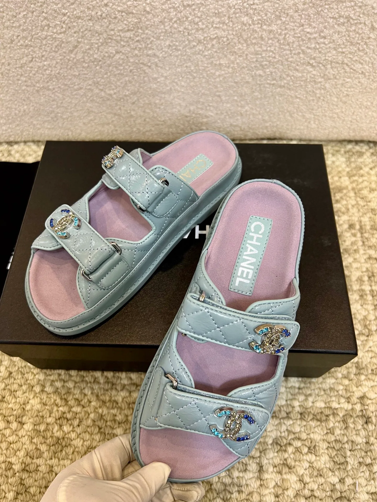 Шлепанцы Женские Chanel 35719