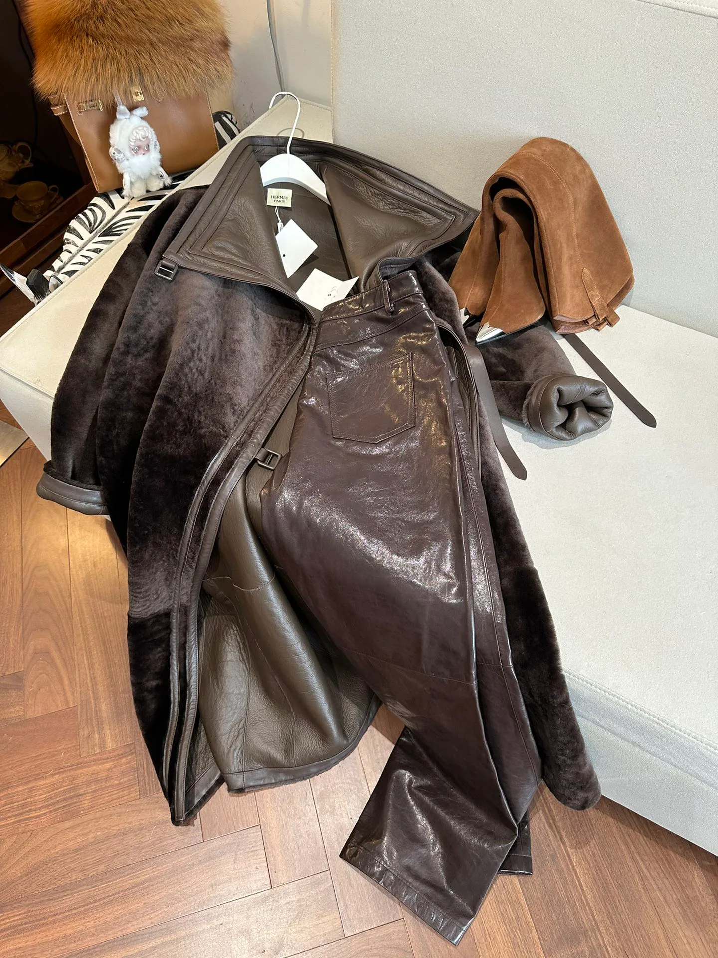 Кожаные Куртки И Дублёнки Женские Hermes 285857