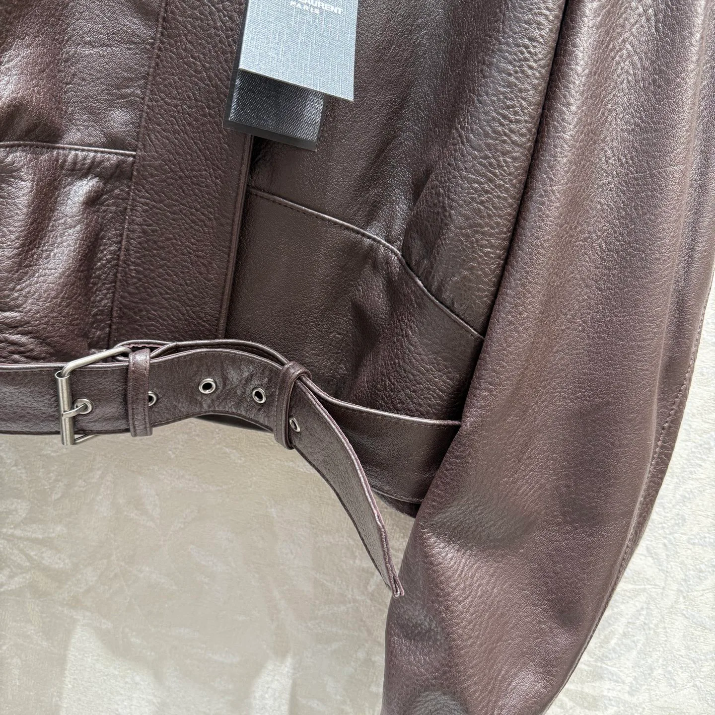 Кожаные Куртки И Дублёнки Женские Saint Laurent 18127943
