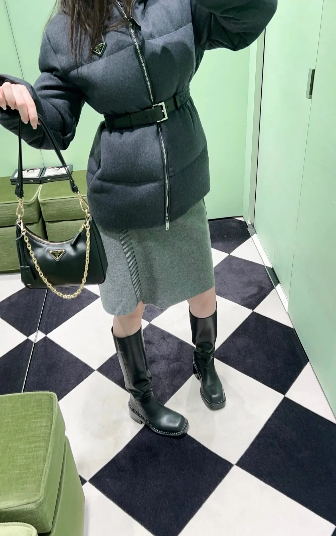 Куртки И Пуховики Женские Prada 17909101
