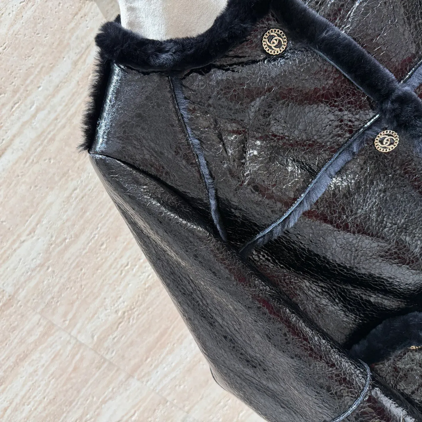 Кожаные Куртки И Дублёнки Женские Chanel 1061358