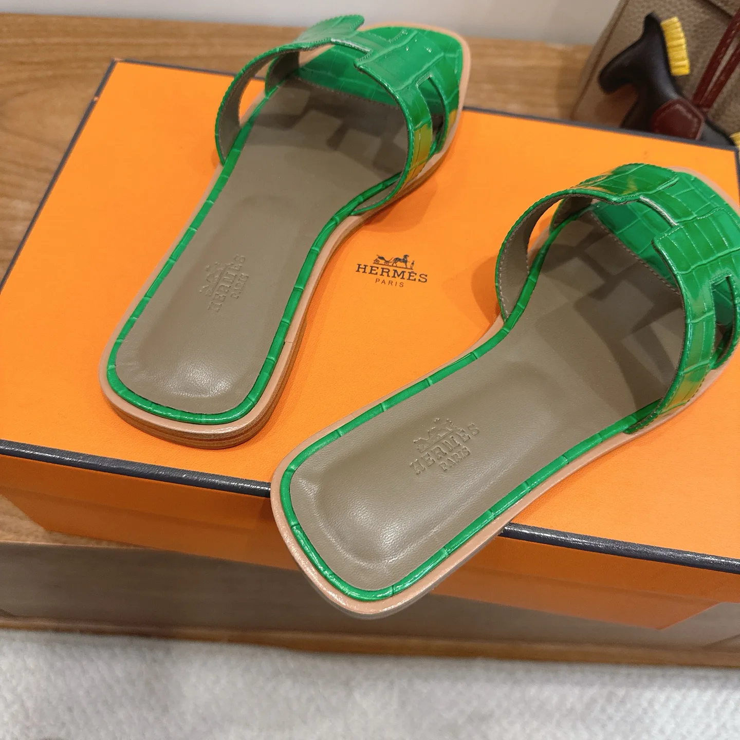 Шлепанцы Женские Hermes 1223565