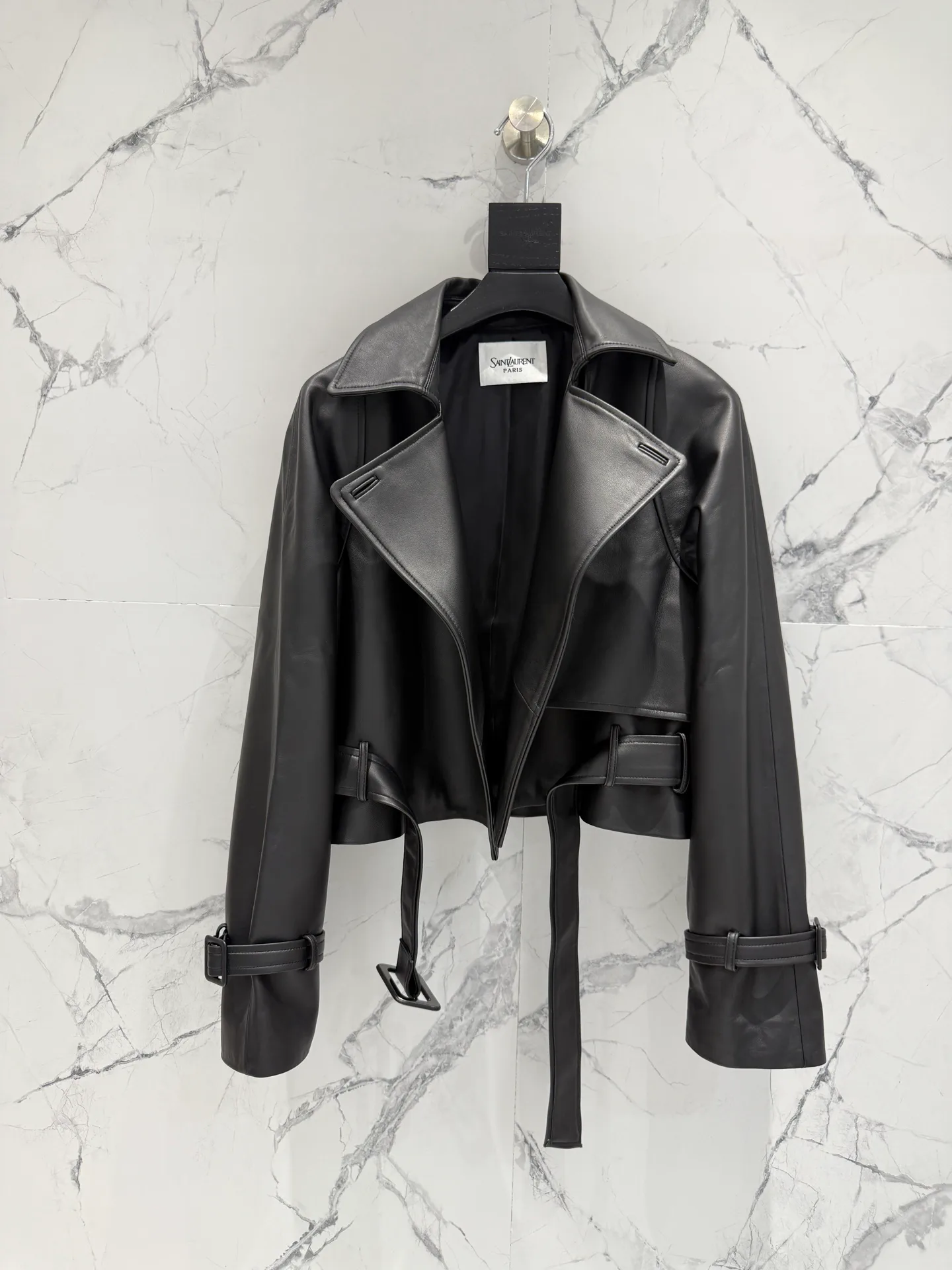 Кожаные Куртки И Дублёнки Женские Saint Laurent 11598162