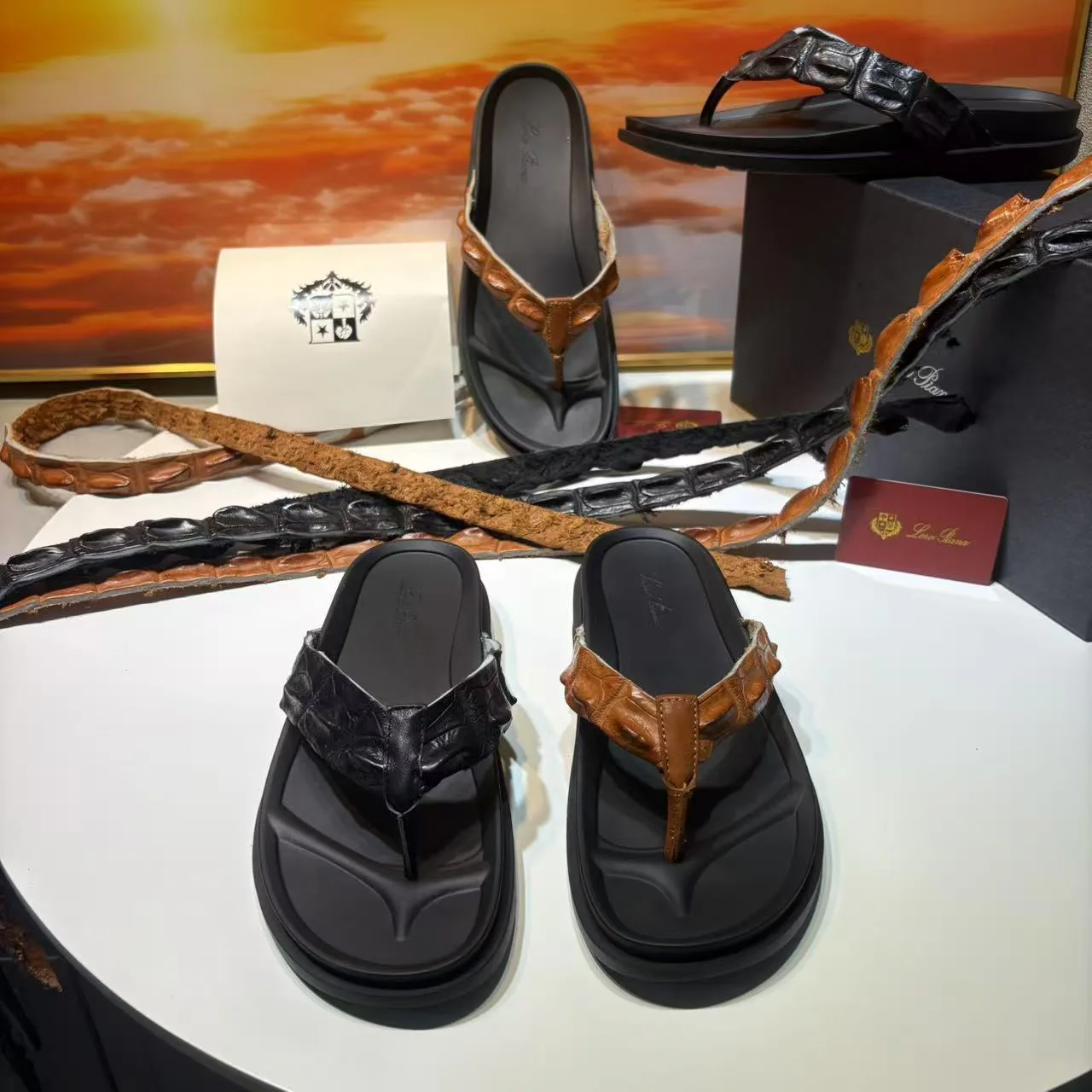 Шлепанцы Мужские Loro Piana 105380