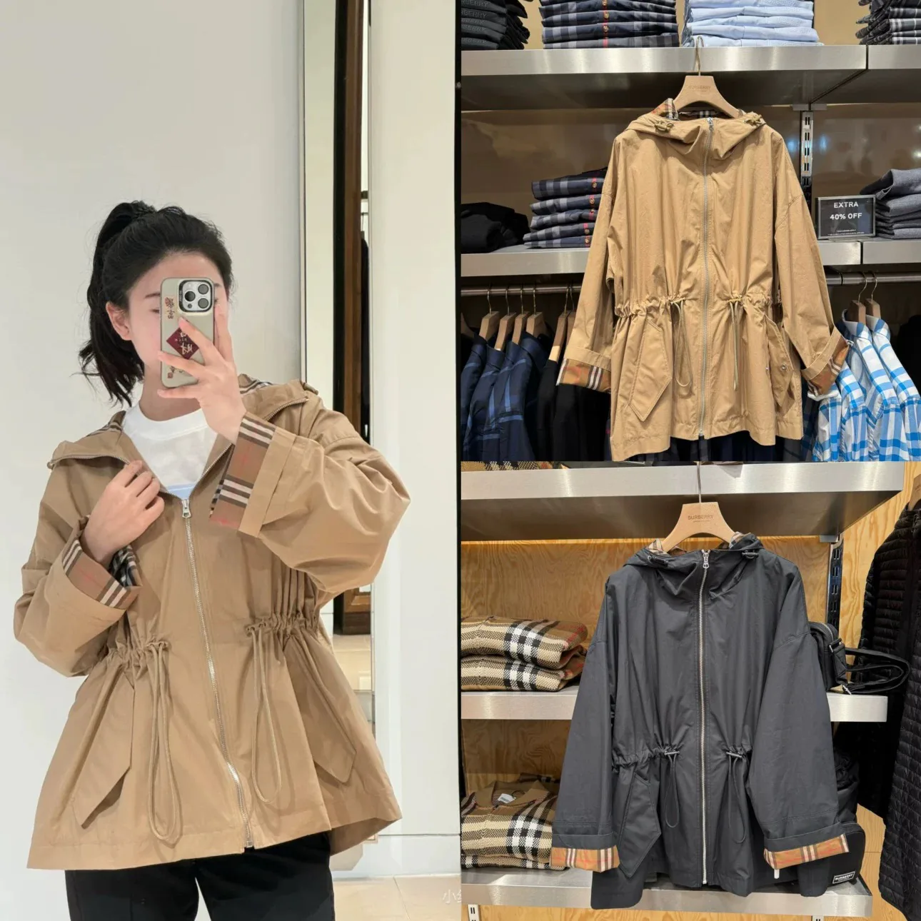 Куртки И Пуховики Женские Burberry 9735497