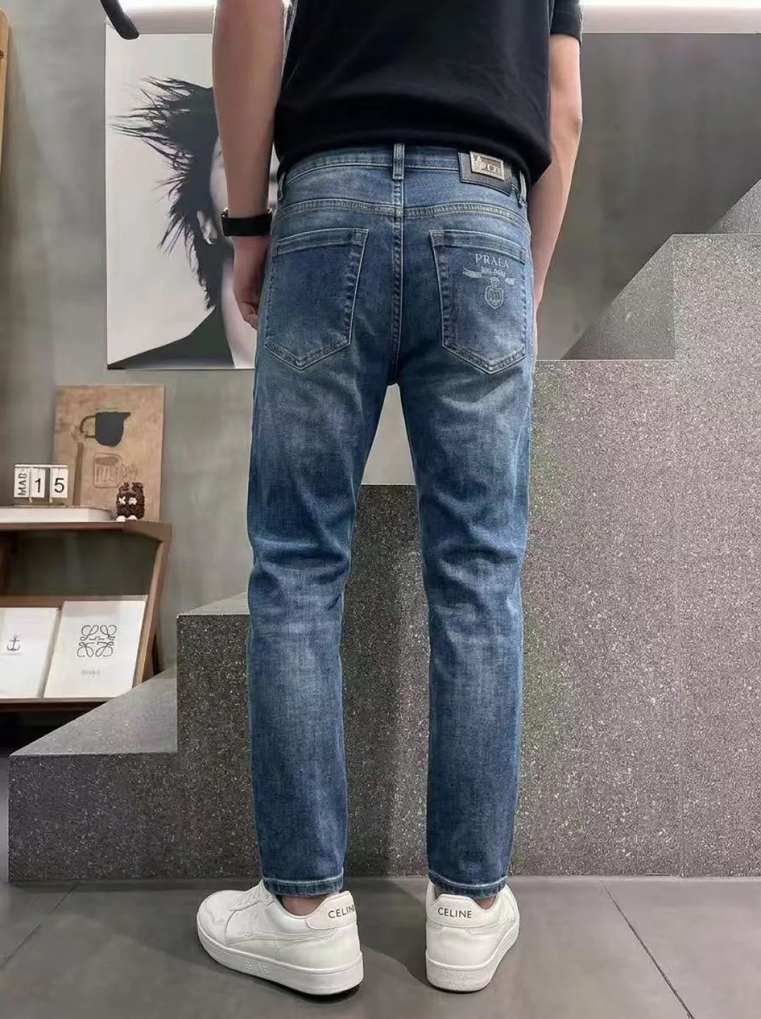 Джинсы Мужские Prada 18543106