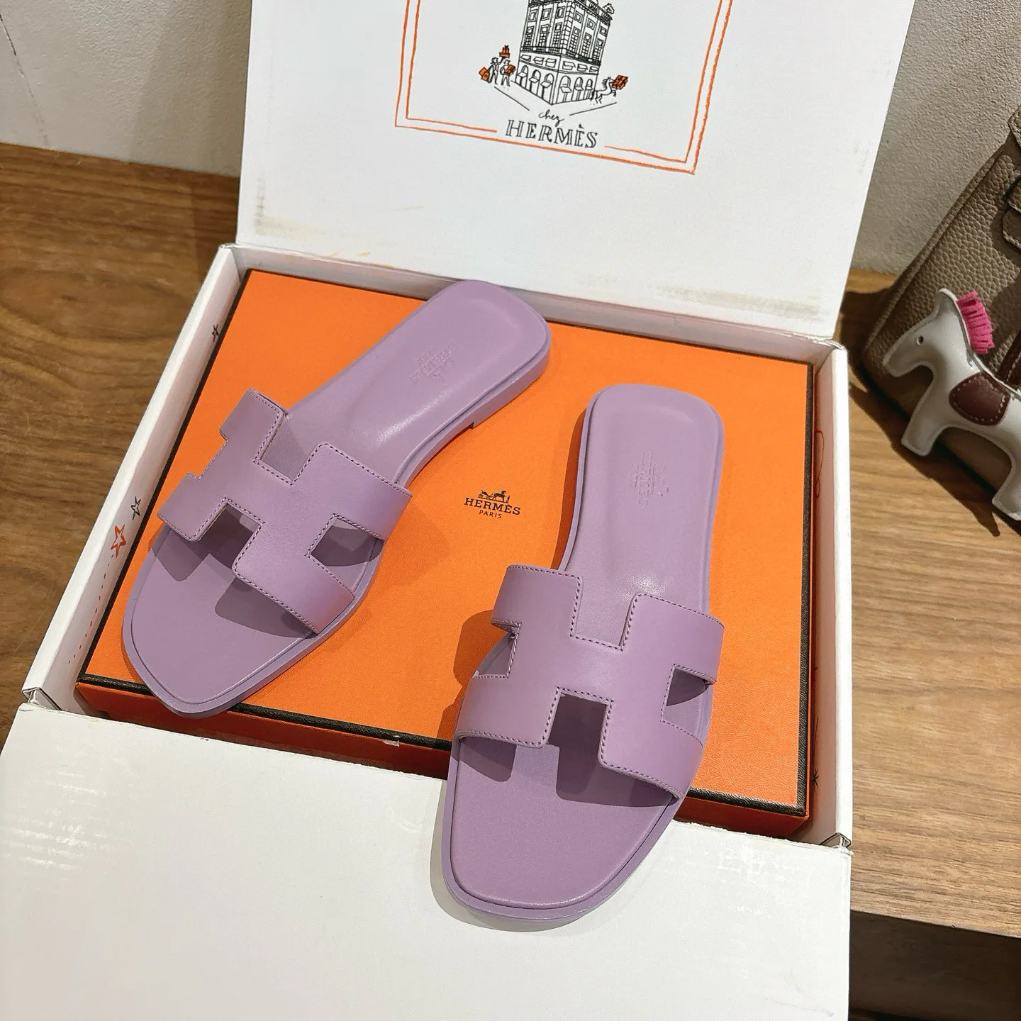 Шлепанцы Женские Hermes 396980