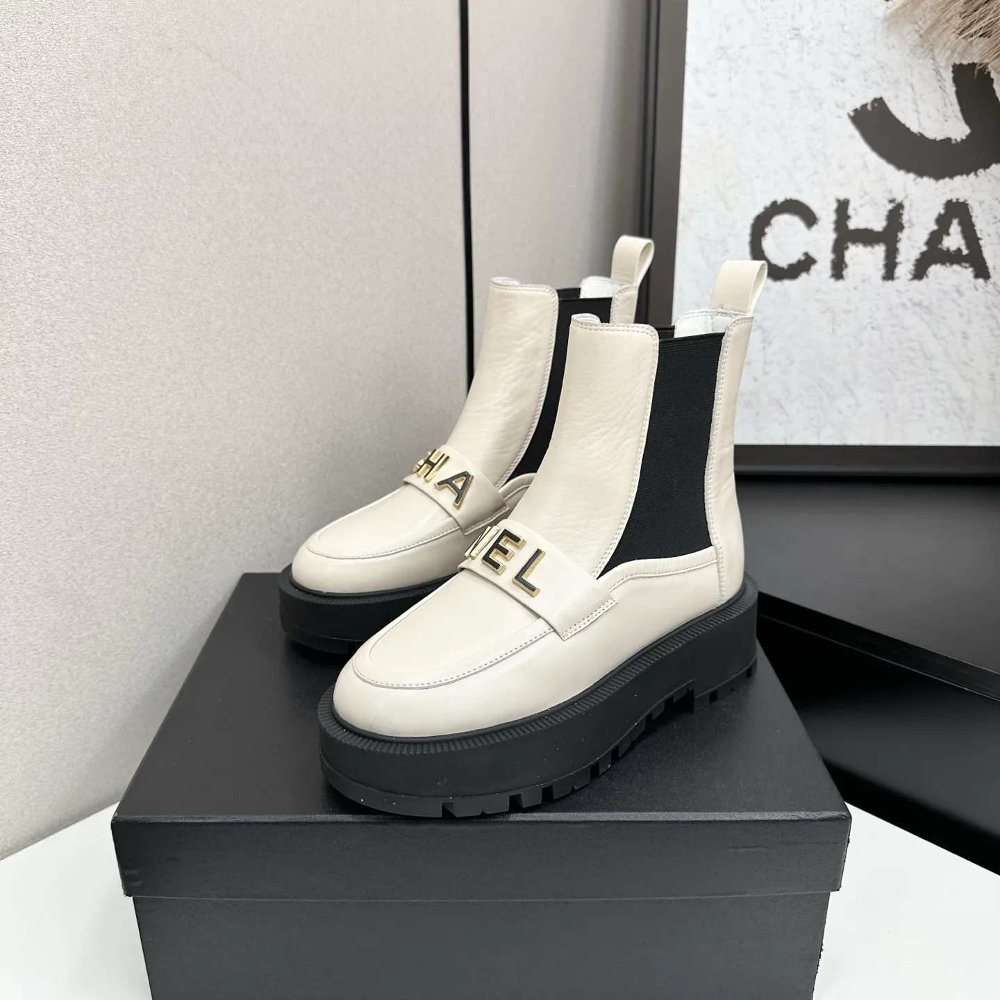 Ботинки Женские Chanel 521486