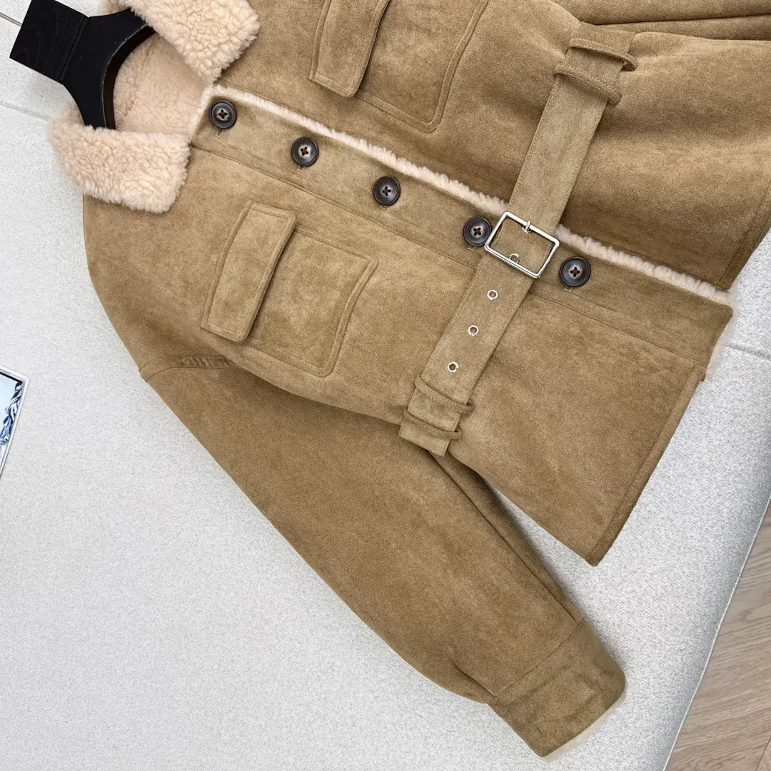 Кожаные Куртки И Дублёнки Женские Saint Laurent 548593