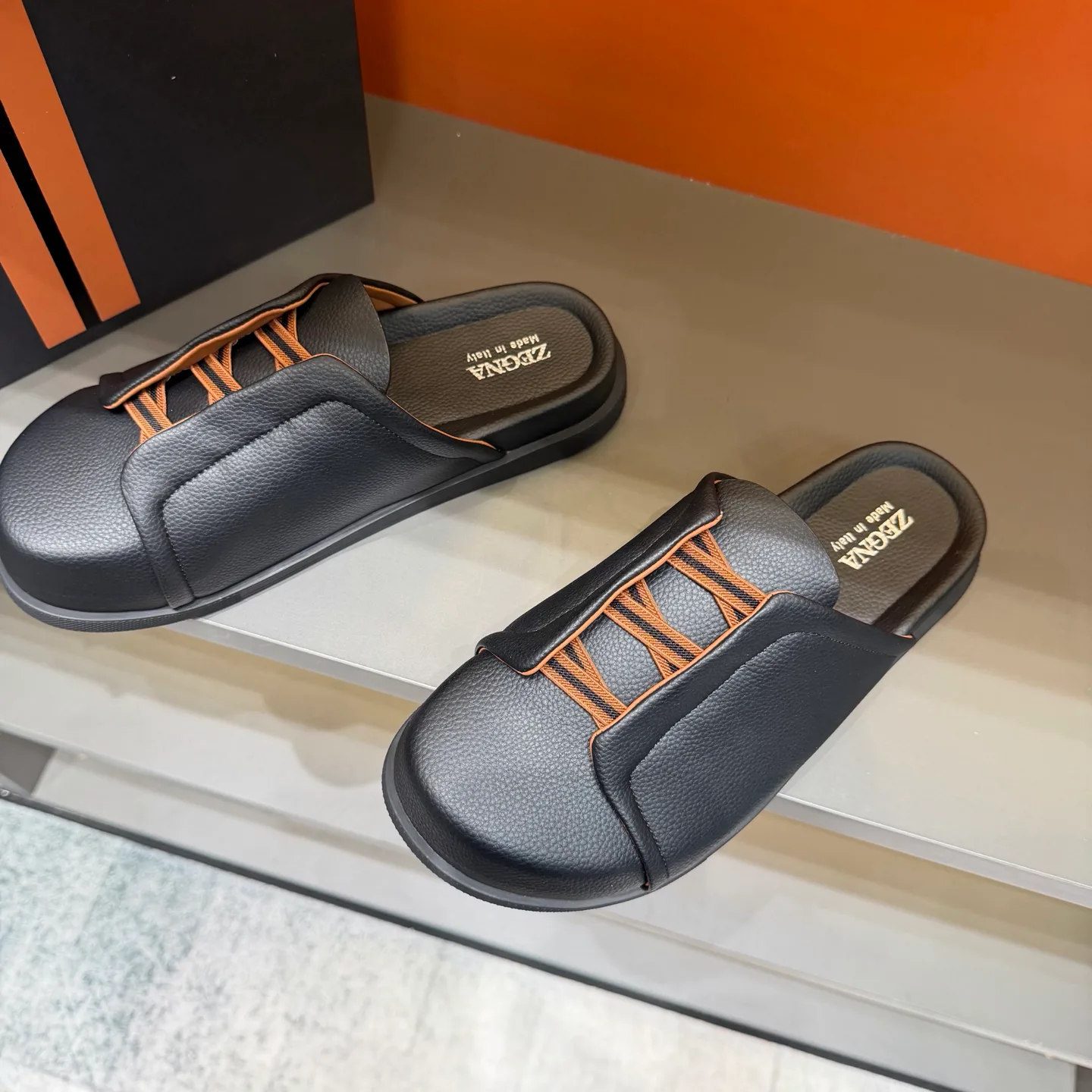 Шлепанцы Мужские Zegna 18385644