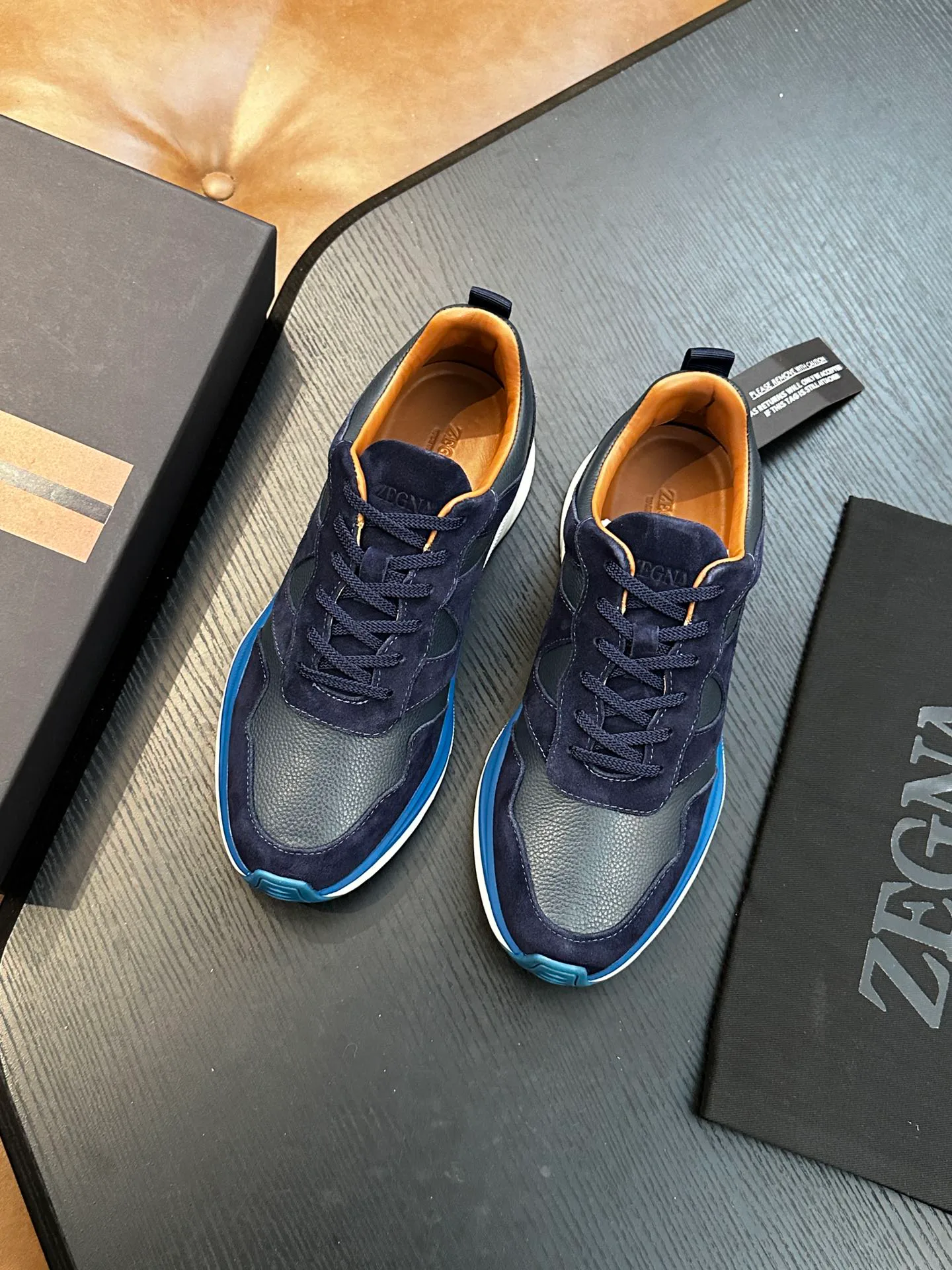 Кроссовки Мужские Zegna 357326