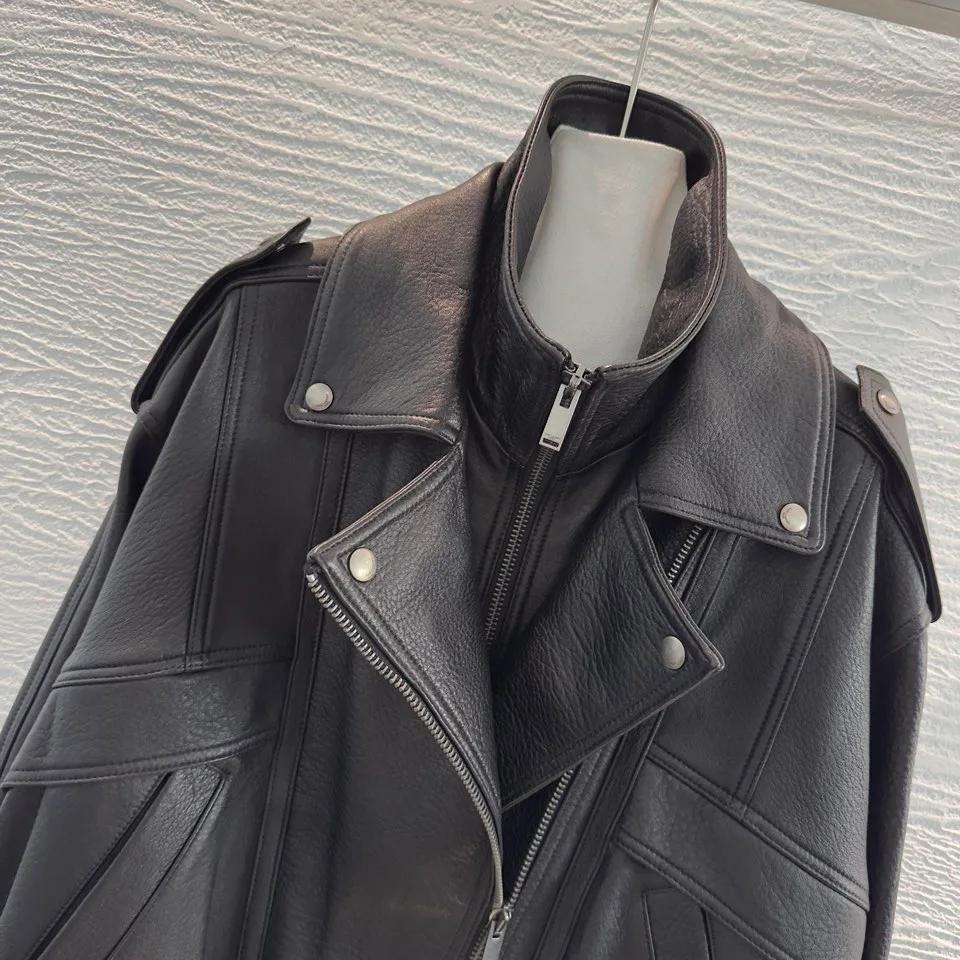 Кожаные Куртки И Дублёнки Женские Saint Laurent 17998668