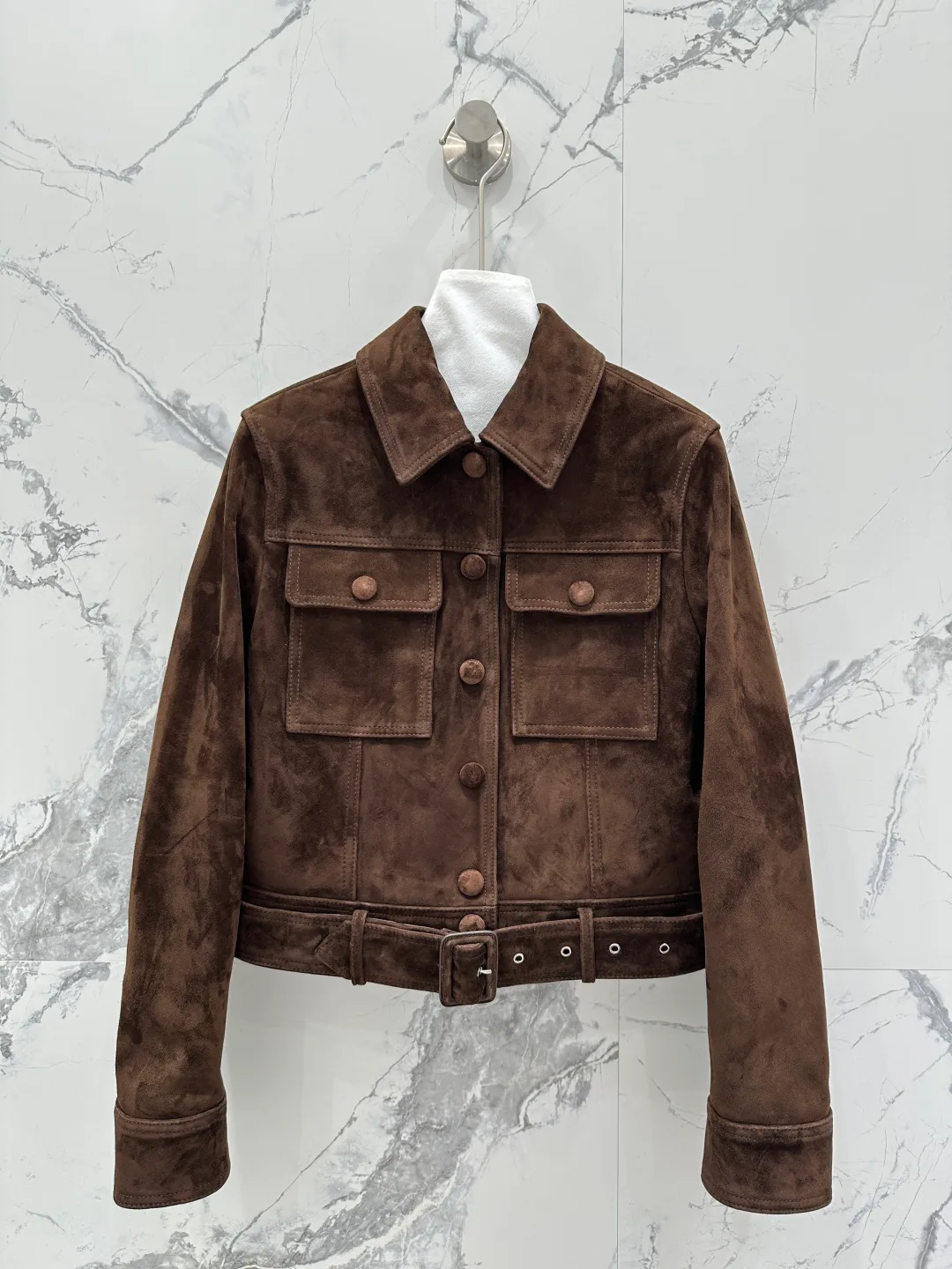 Кожаные Куртки И Дублёнки Женские Saint Laurent 18090059