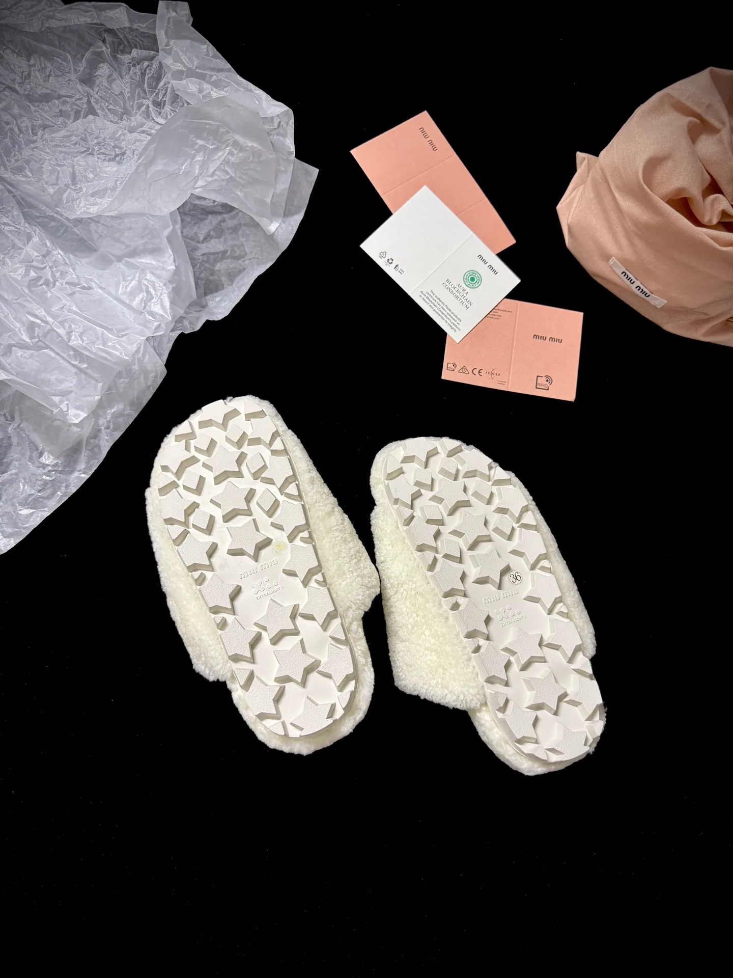 Тапочки Женские Miu Miu 62170