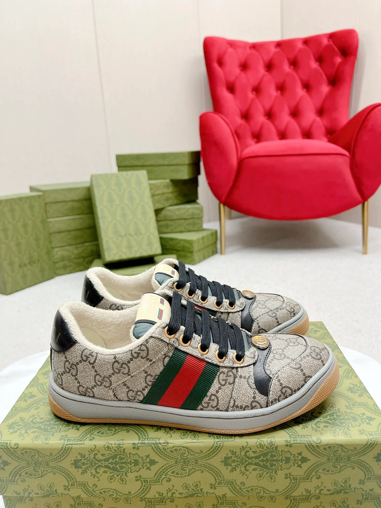 Кроссовки Мужские Gucci 4784223