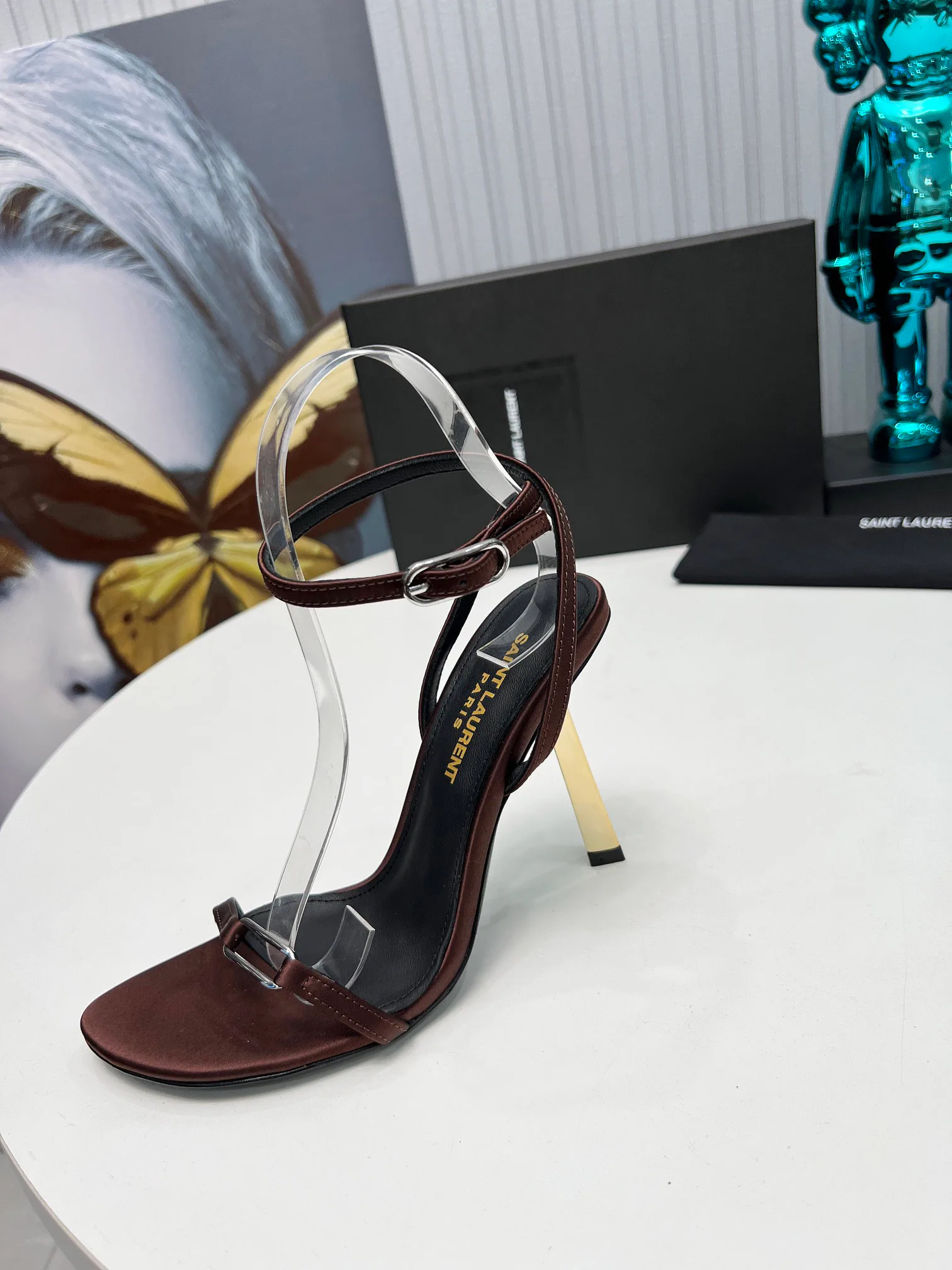 Босоножки Женские Saint Laurent 7184882