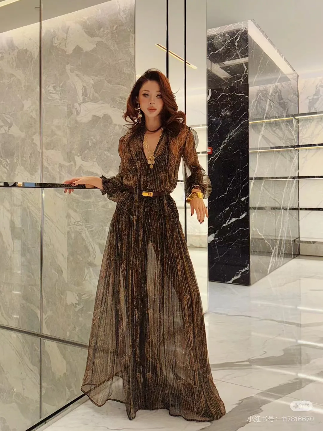 Платья Женские Saint Laurent 34204