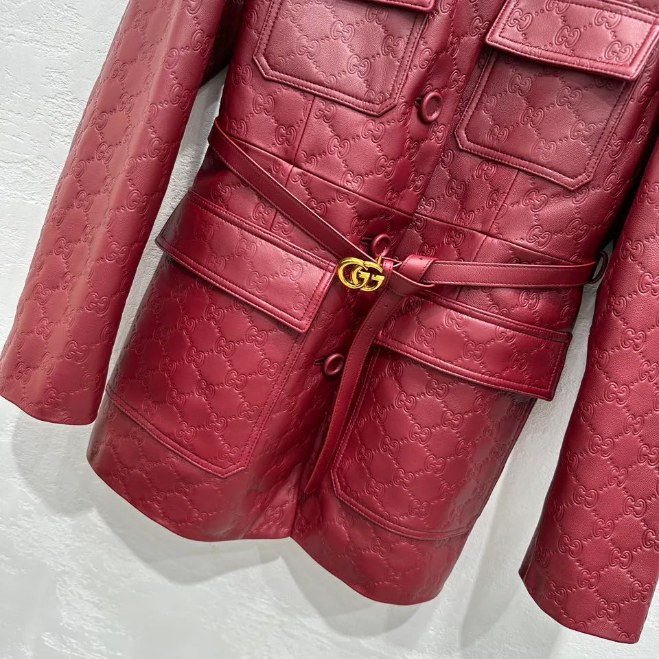 Кожаные Куртки И Дублёнки Женские Gucci 11544856