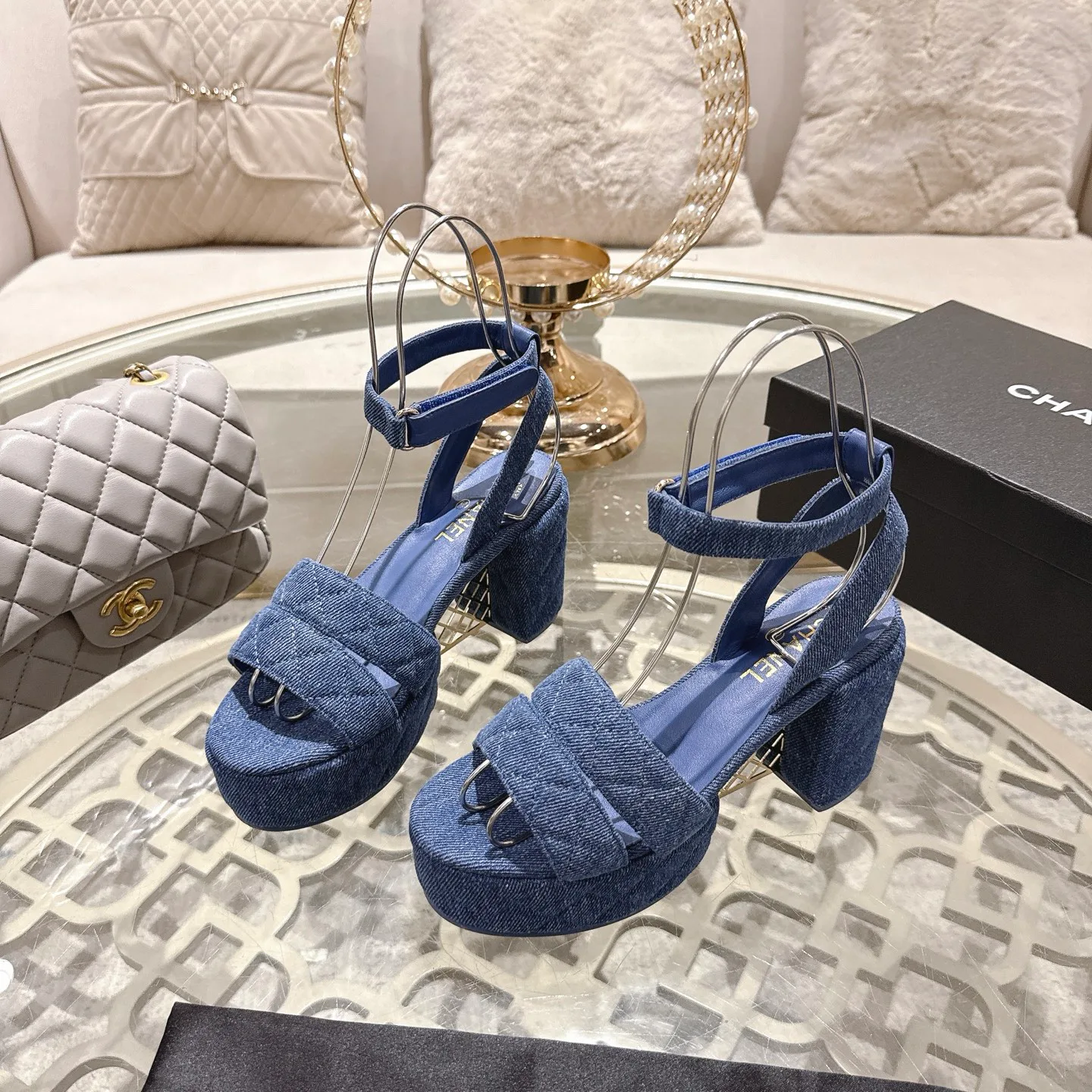 Босоножки Женские Chanel 9361028