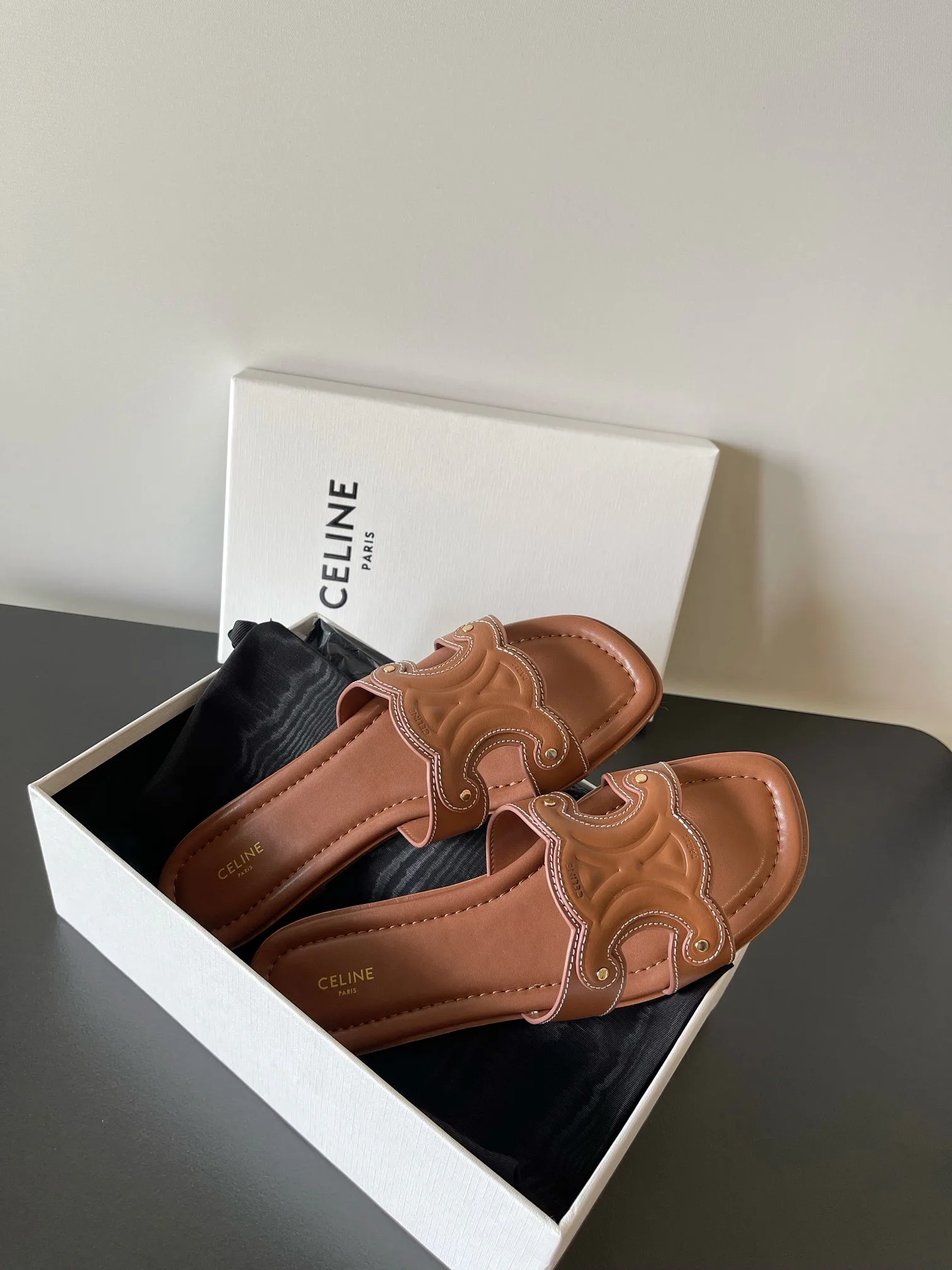 Шлепанцы Женские Celine 1462748