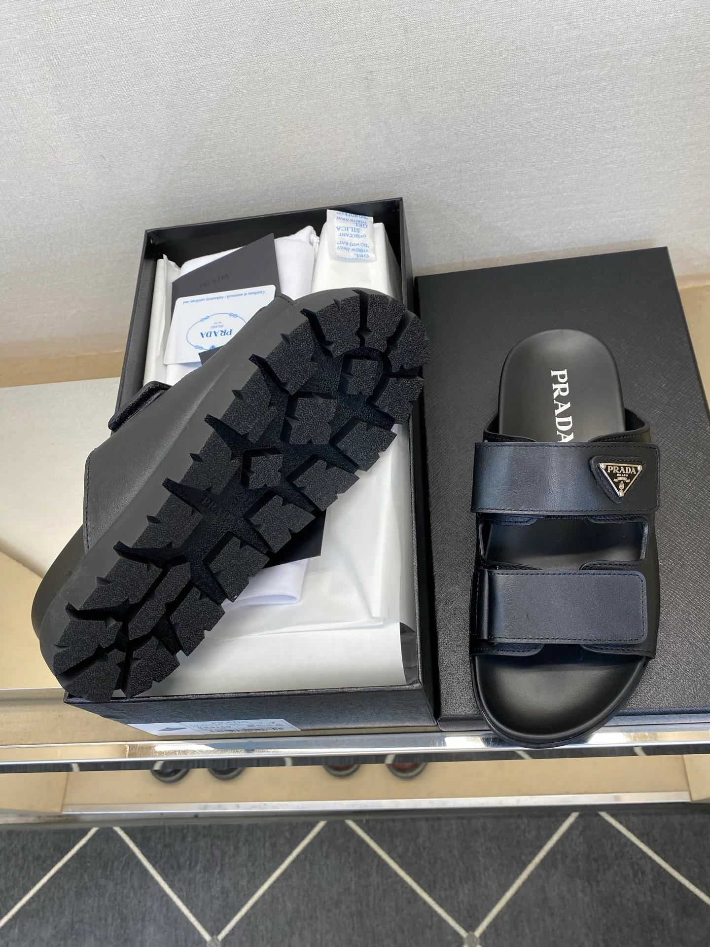 Шлепанцы Мужские Prada 15326410