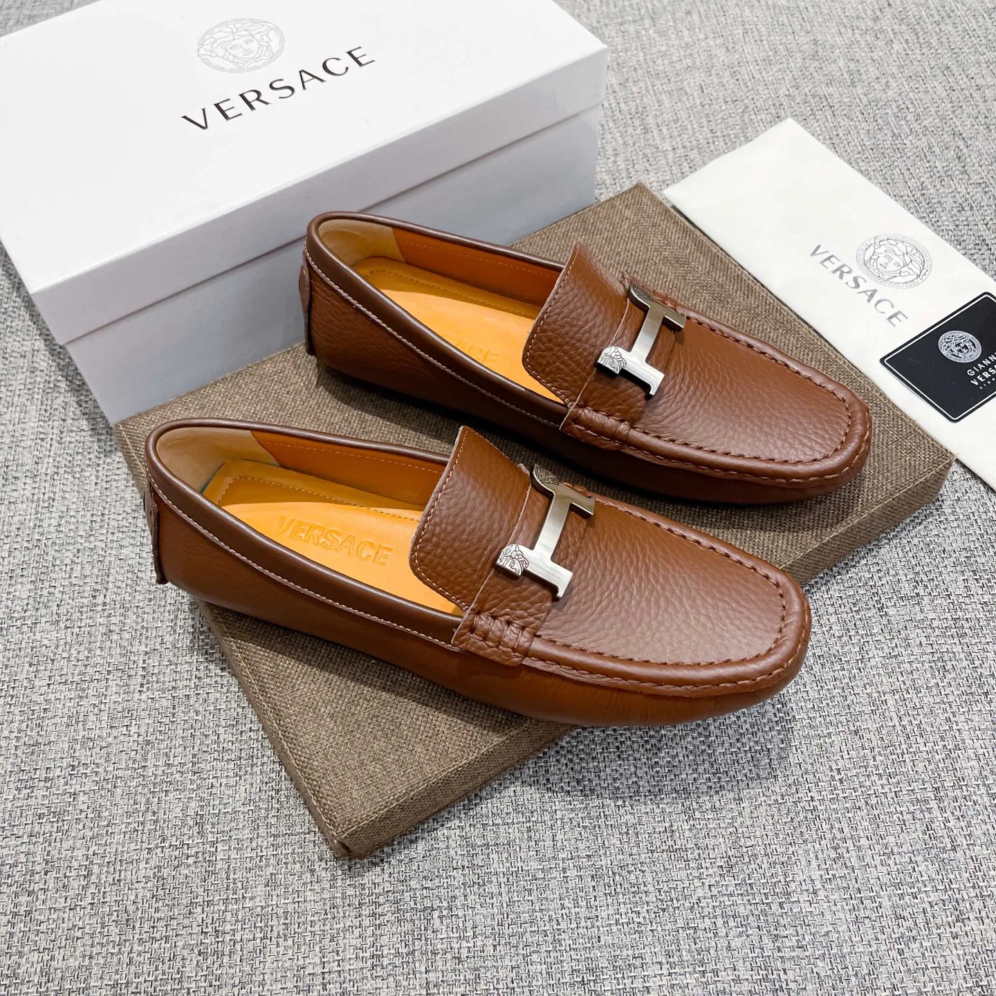 Мокасины Мужские Versace 1872431