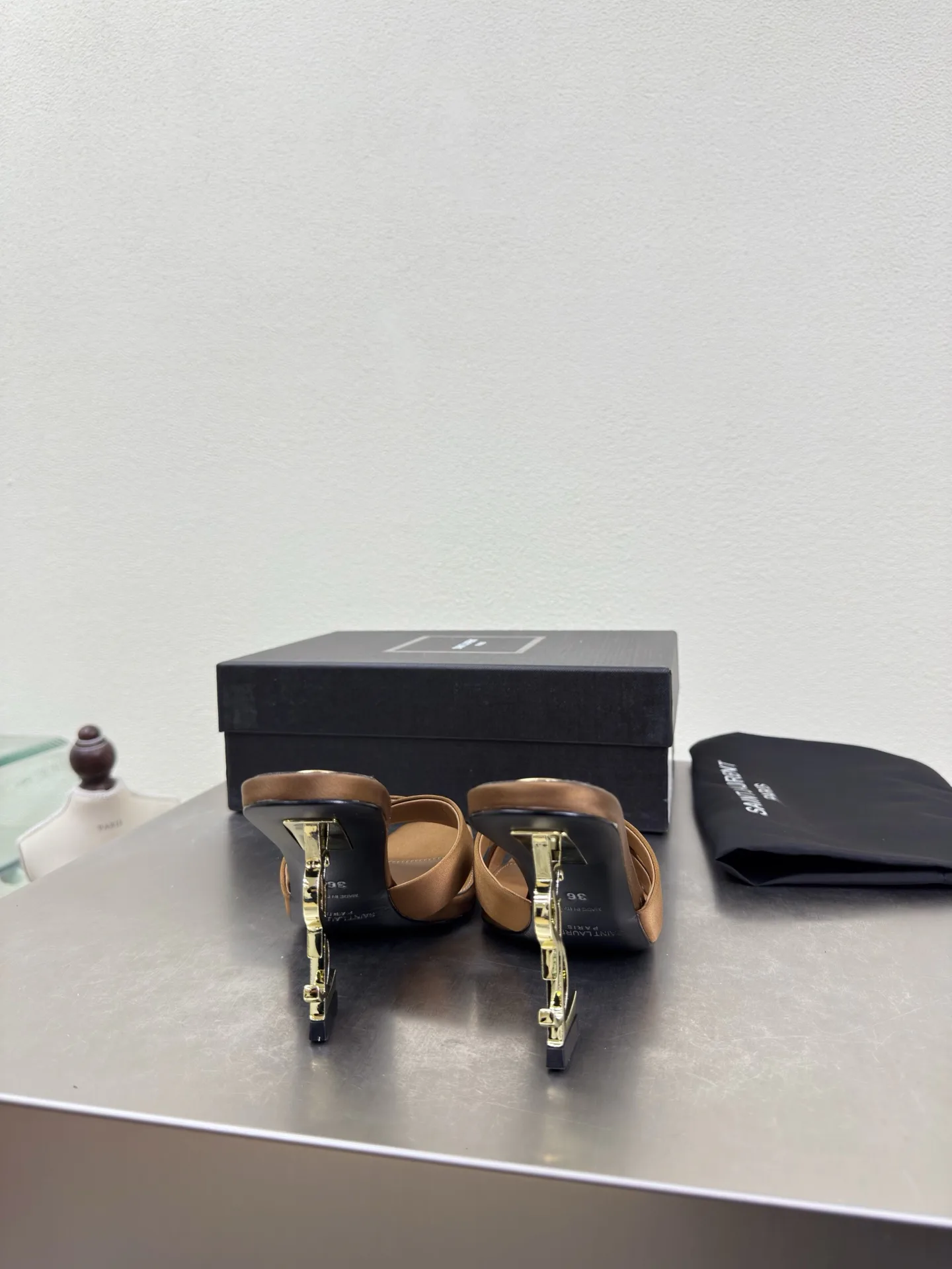 Босоножки Женские Saint Laurent 1693065