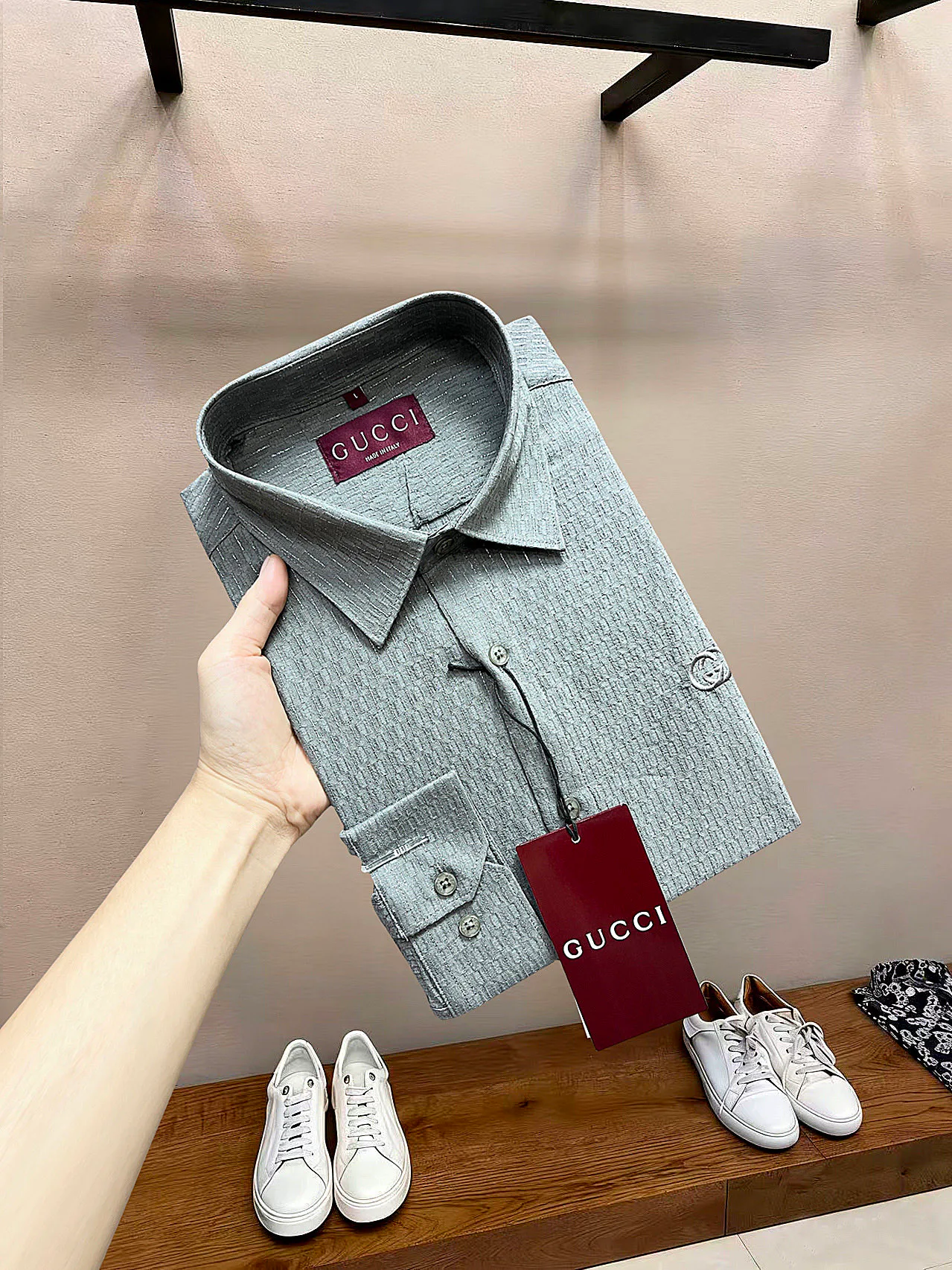 Рубашки Мужские Gucci 18097937