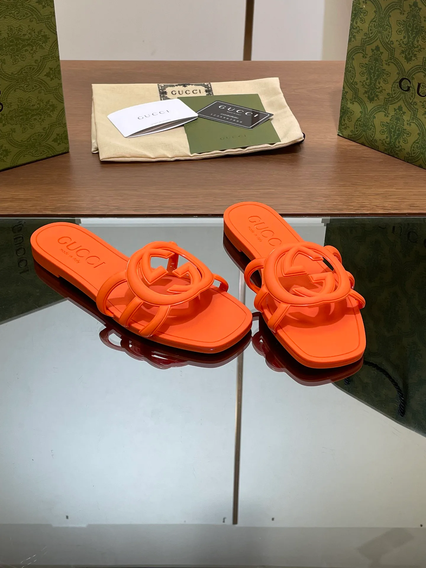 Шлепанцы Женские Gucci 15268